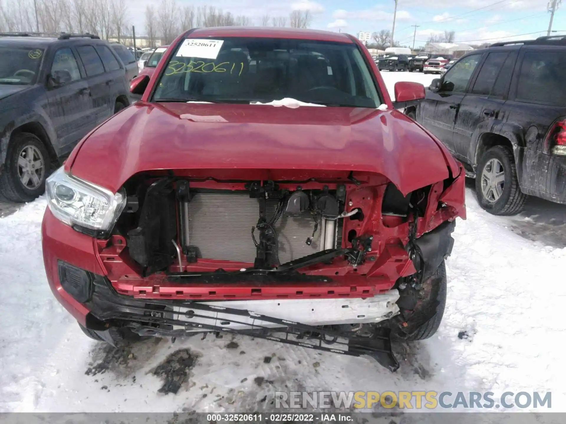 6 Photograph of a damaged car 3TMCZ5AN7MM448815 TOYOTA TACOMA 4WD 2021