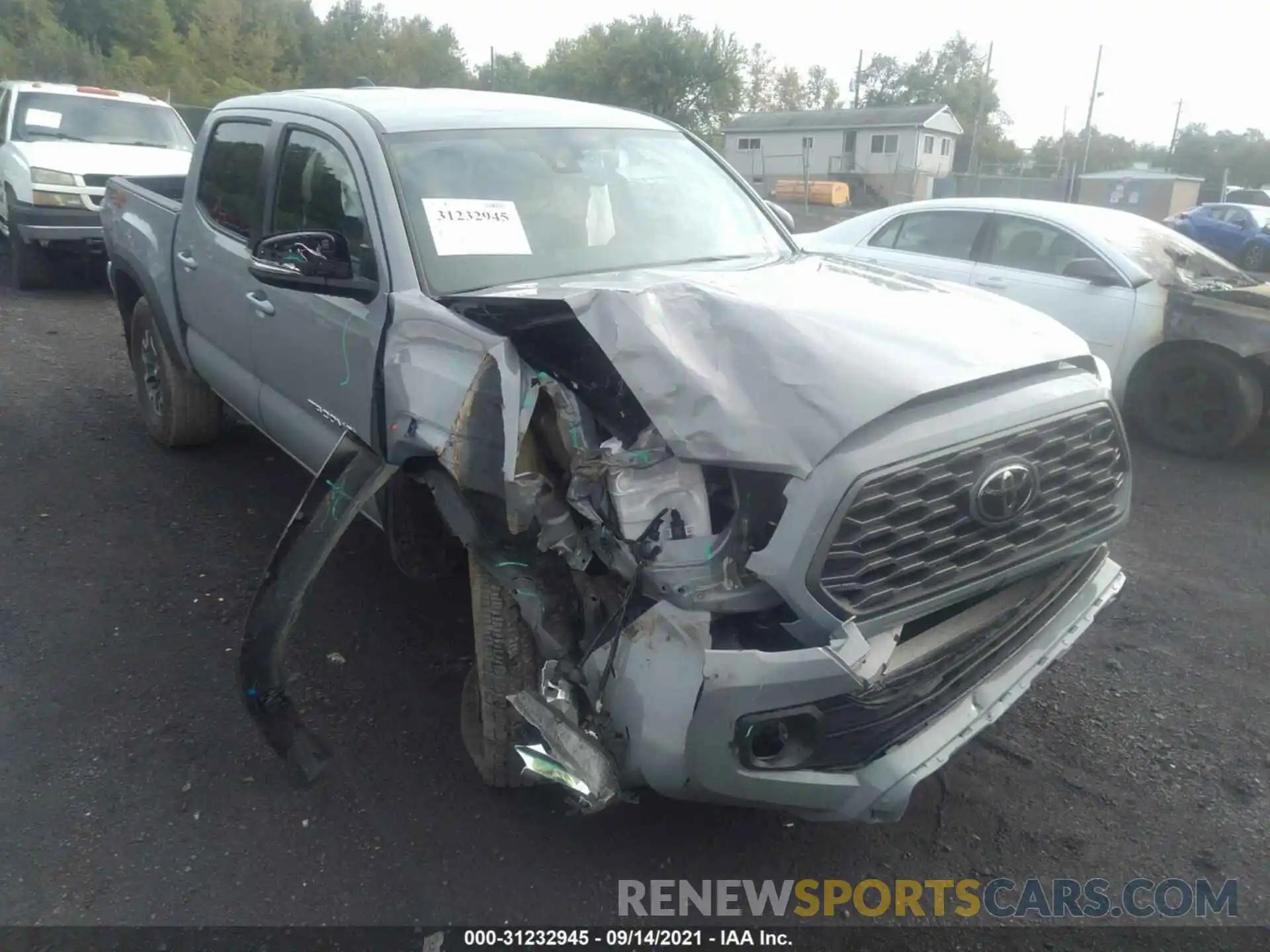 6 Photograph of a damaged car 3TMCZ5AN8MM382663 TOYOTA TACOMA 4WD 2021