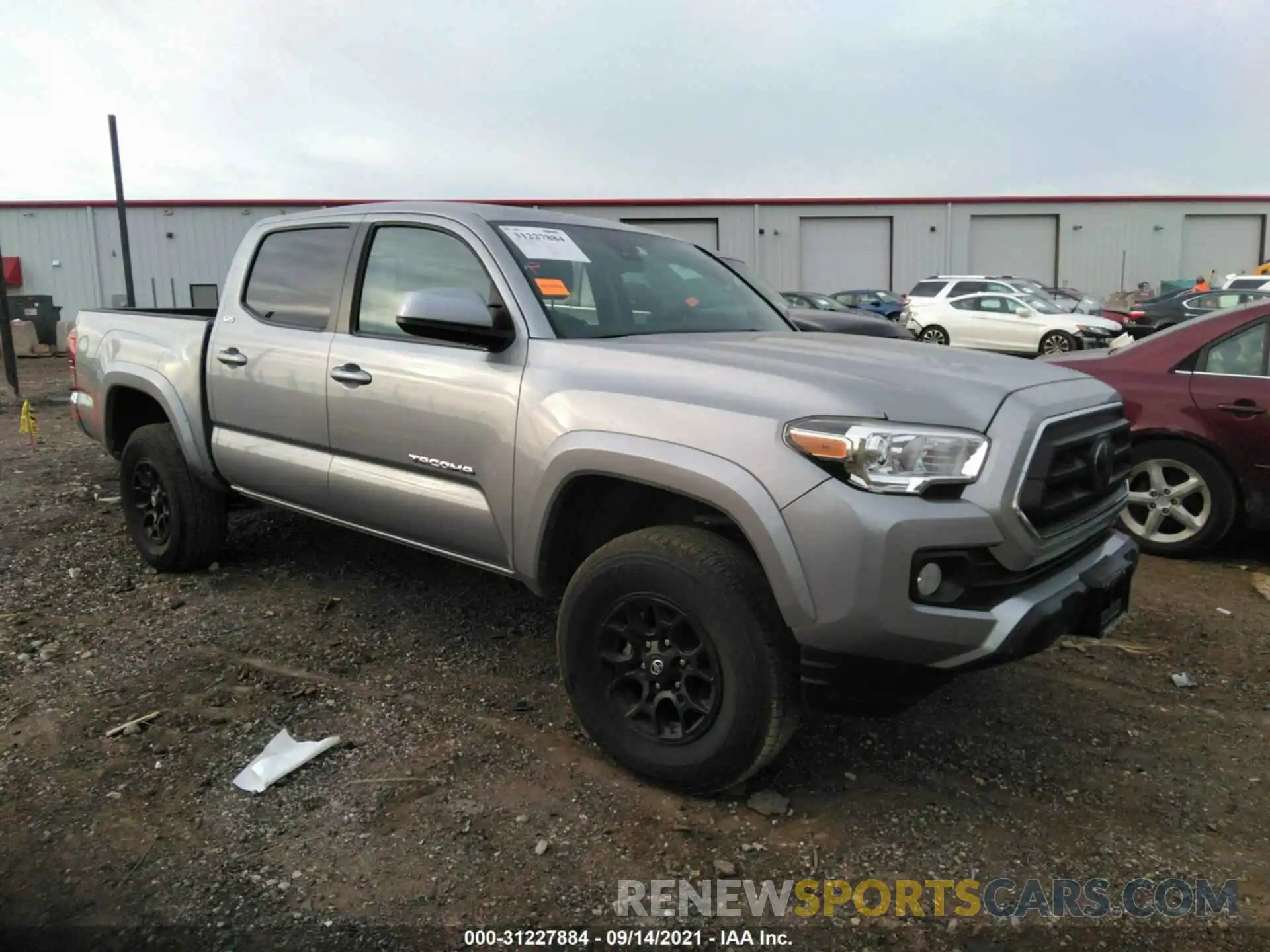 1 Photograph of a damaged car 3TMCZ5AN8MM390195 TOYOTA TACOMA 4WD 2021