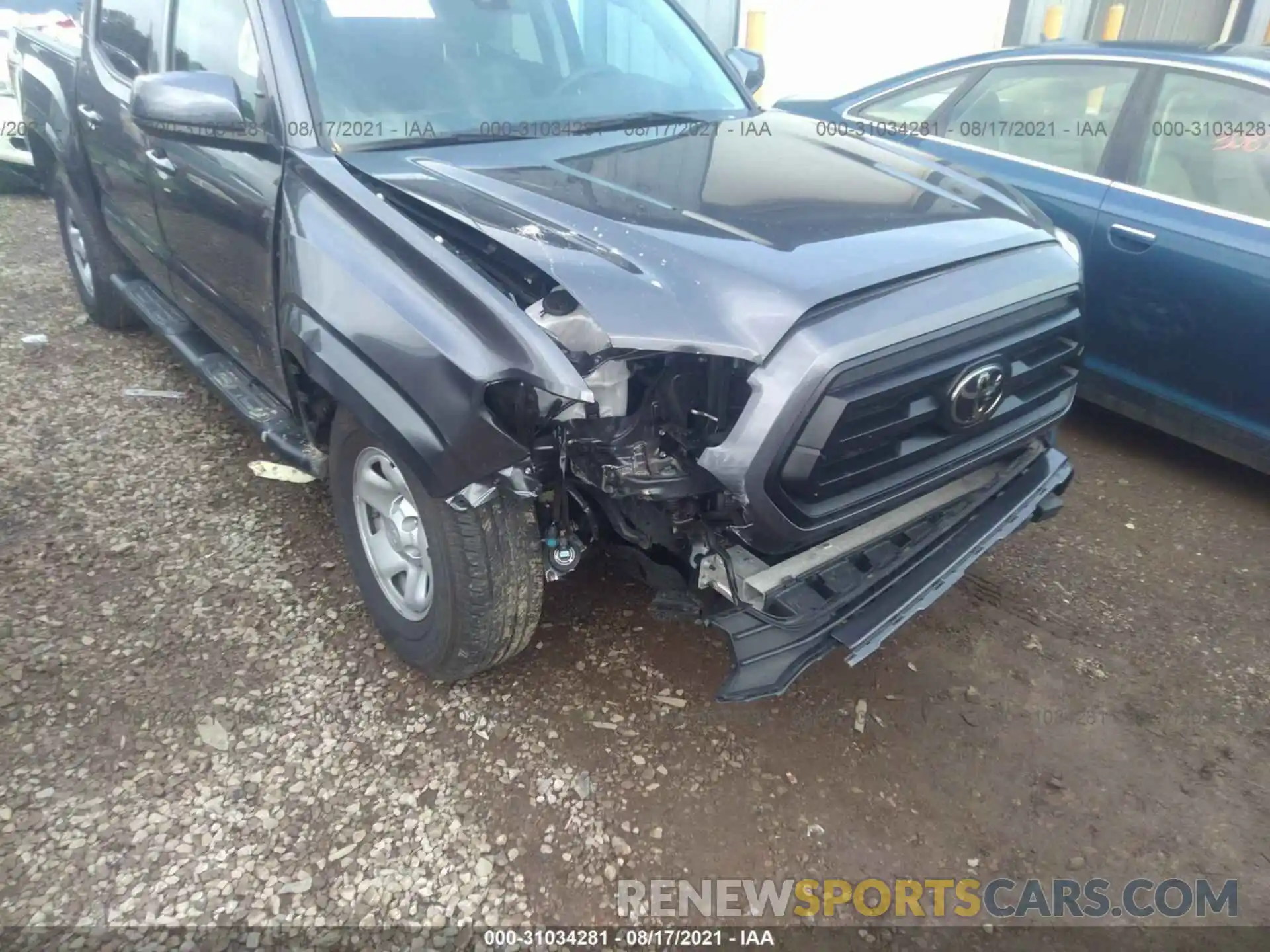 6 Фотография поврежденного автомобиля 3TMCZ5AN8MM392089 TOYOTA TACOMA 4WD 2021