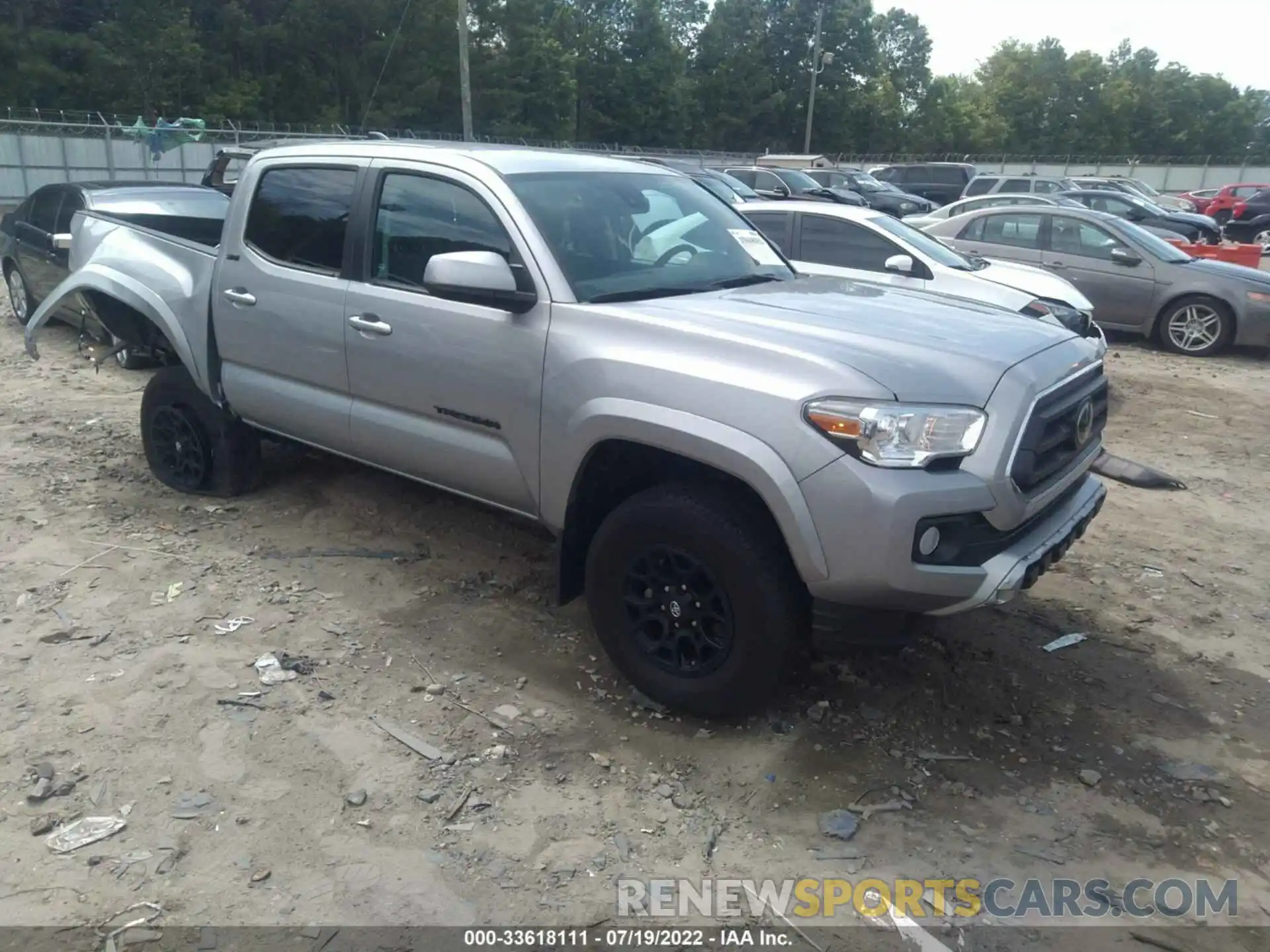 1 Фотография поврежденного автомобиля 3TMCZ5AN8MM392299 TOYOTA TACOMA 4WD 2021