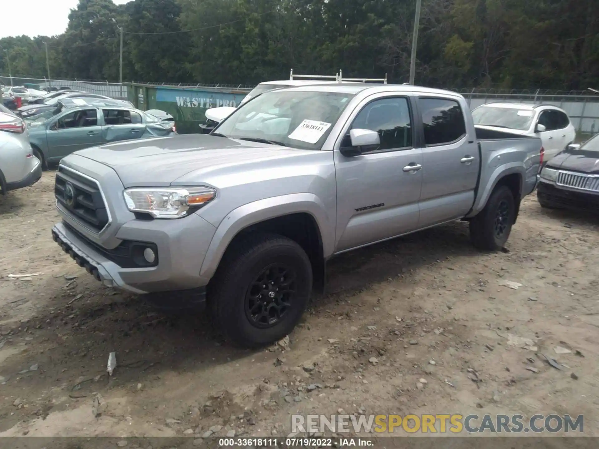 2 Фотография поврежденного автомобиля 3TMCZ5AN8MM392299 TOYOTA TACOMA 4WD 2021