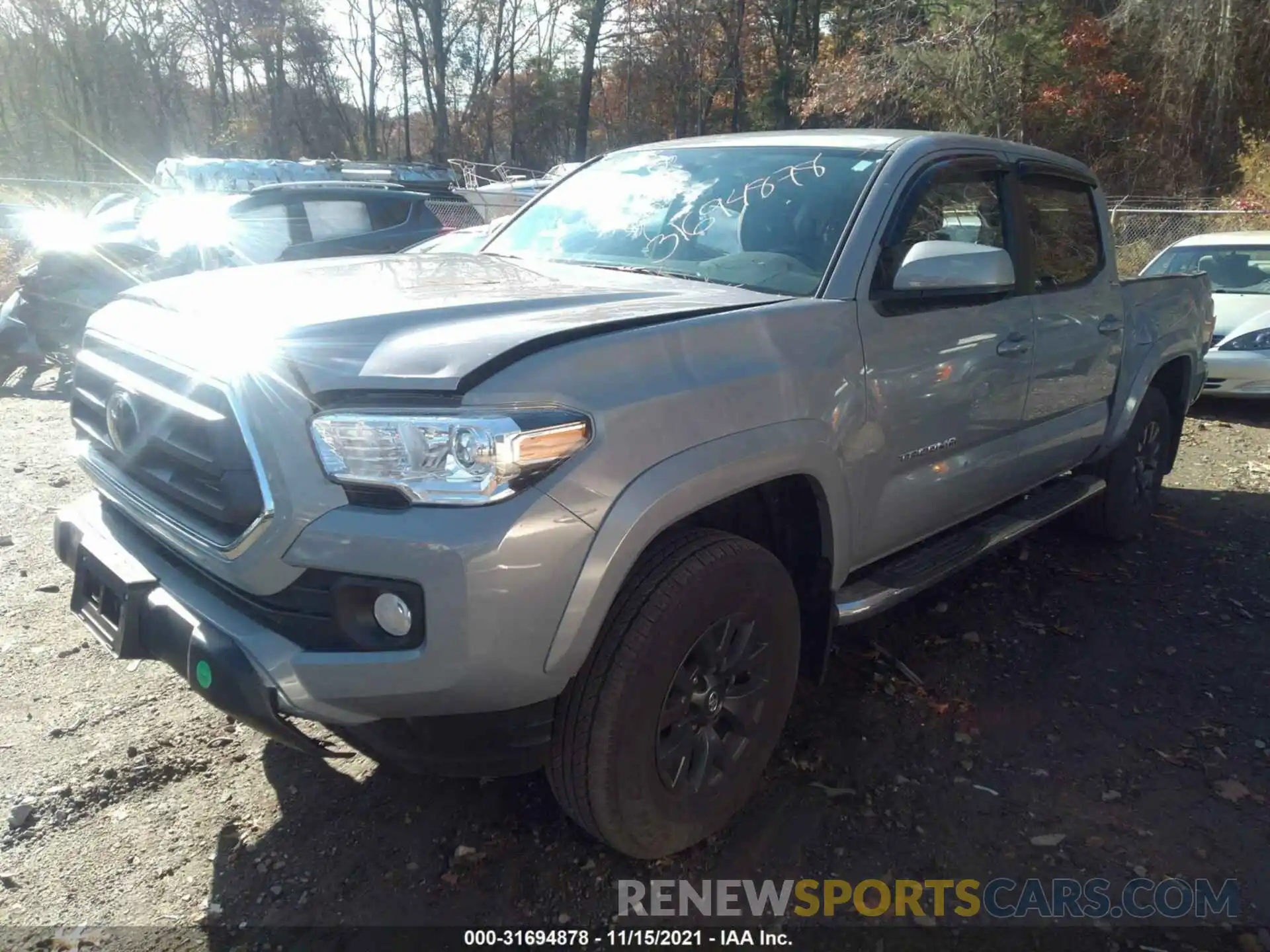 2 Фотография поврежденного автомобиля 3TMCZ5AN8MM398930 TOYOTA TACOMA 4WD 2021