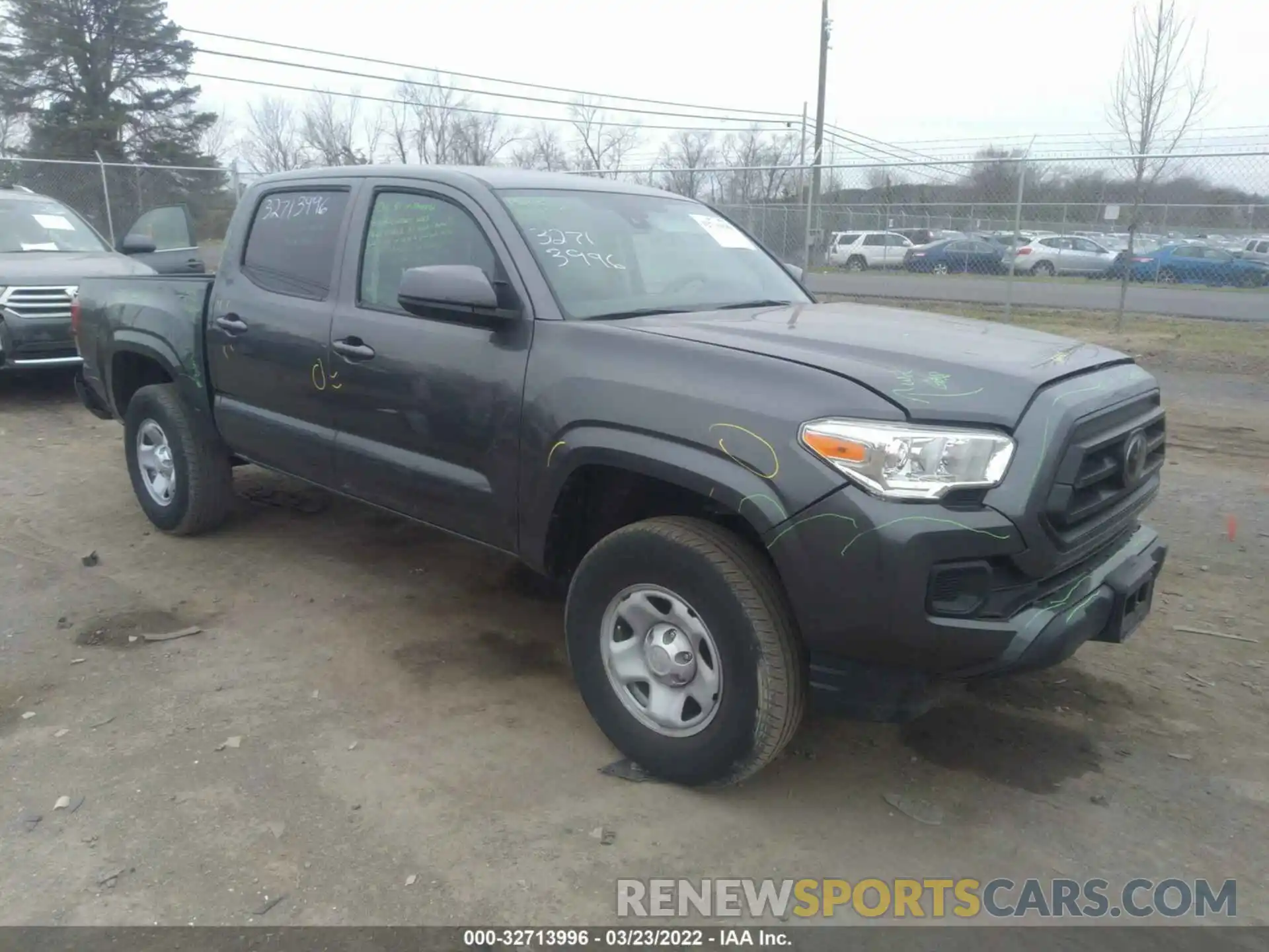 1 Photograph of a damaged car 3TMCZ5AN8MM400871 TOYOTA TACOMA 4WD 2021