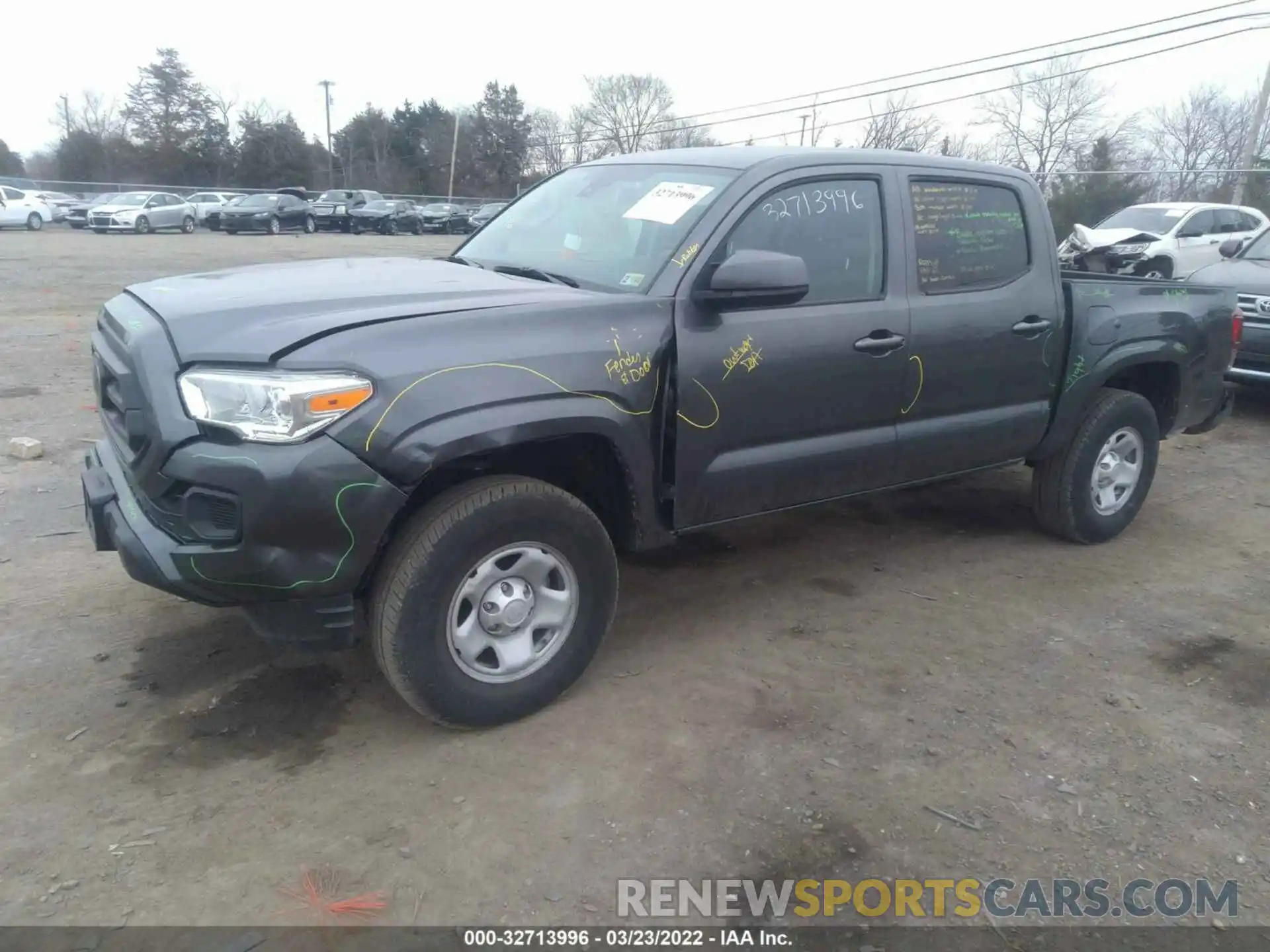 2 Photograph of a damaged car 3TMCZ5AN8MM400871 TOYOTA TACOMA 4WD 2021