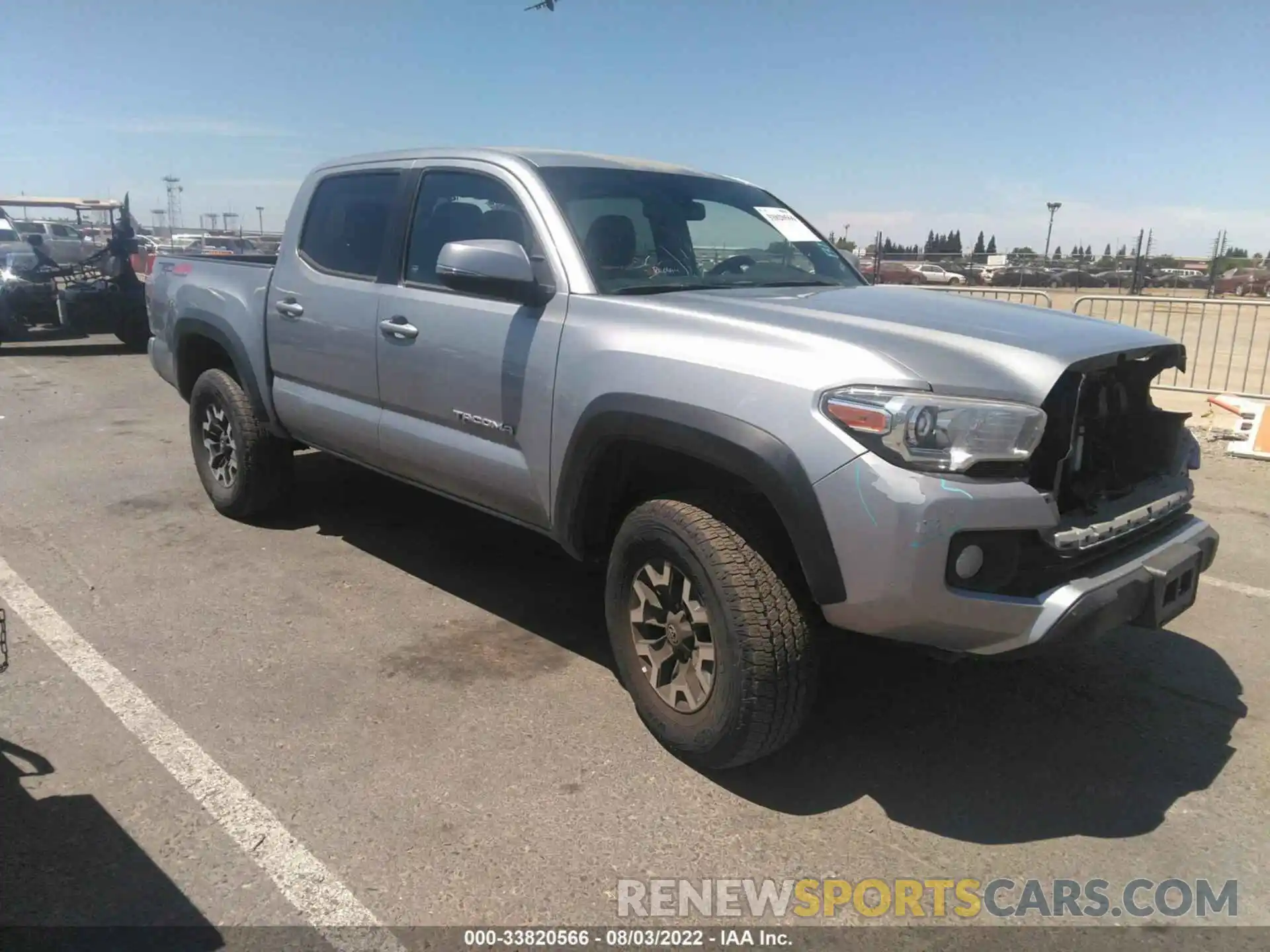 1 Photograph of a damaged car 3TMCZ5AN8MM401034 TOYOTA TACOMA 4WD 2021