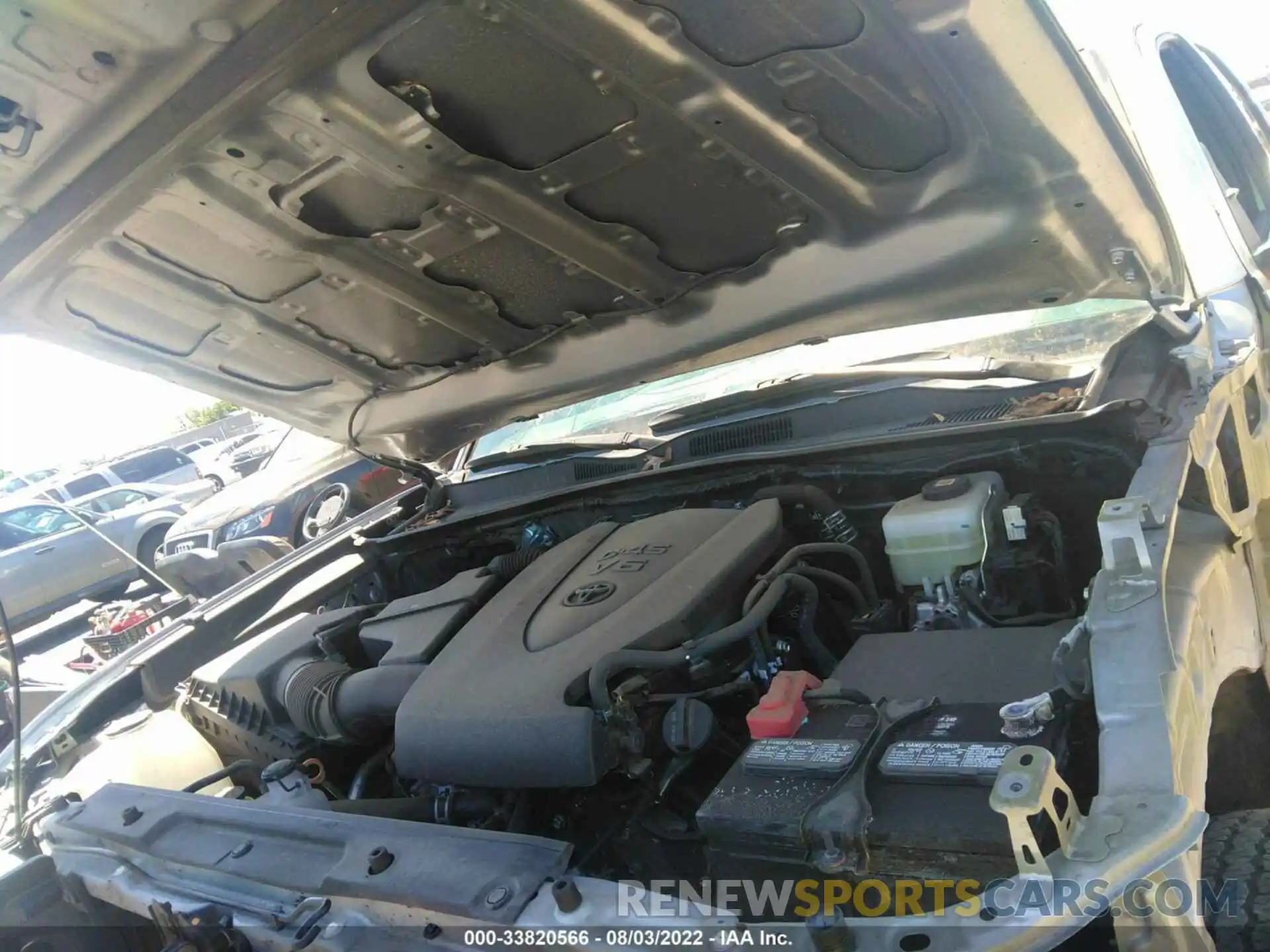 10 Photograph of a damaged car 3TMCZ5AN8MM401034 TOYOTA TACOMA 4WD 2021