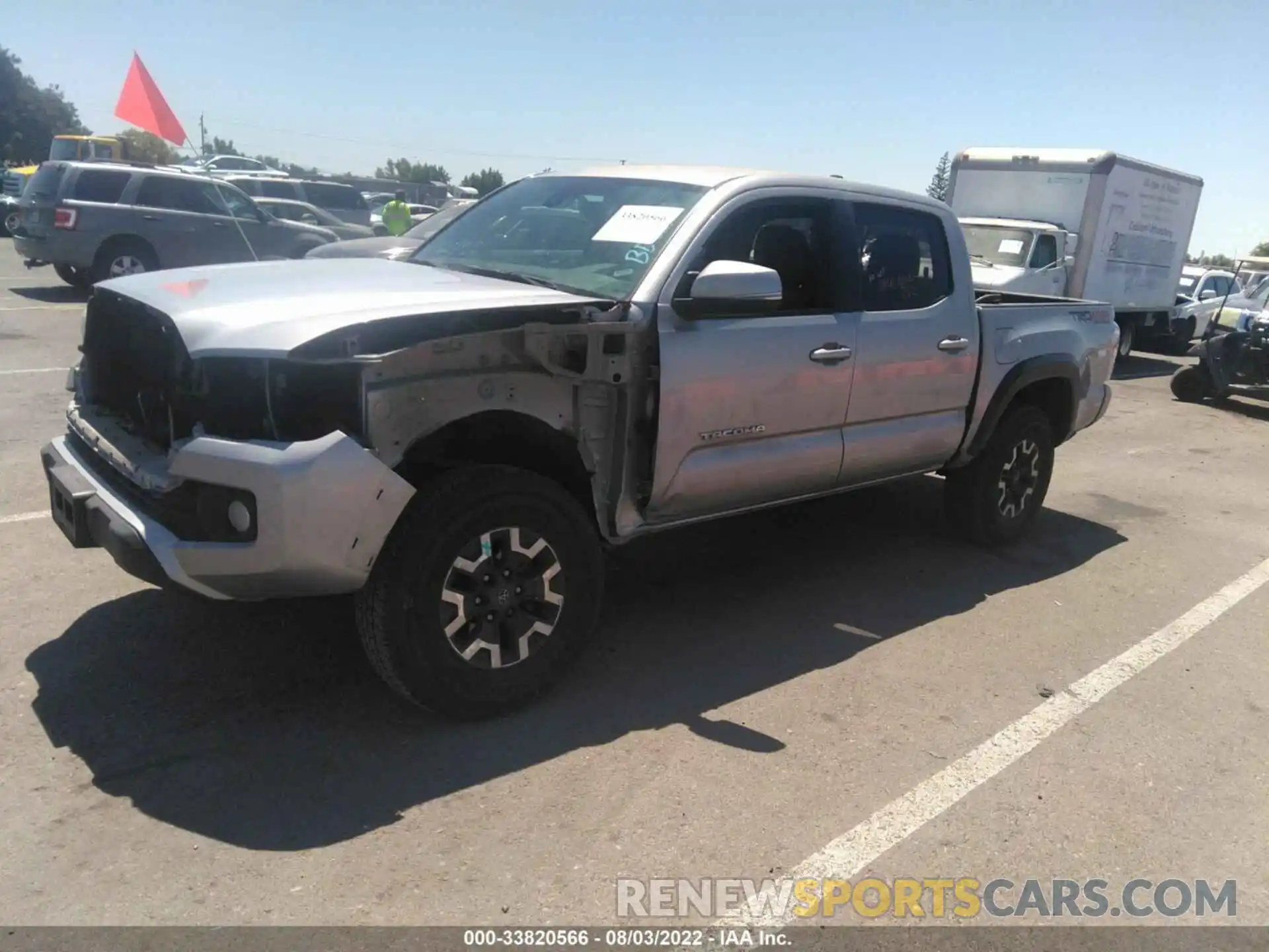 2 Photograph of a damaged car 3TMCZ5AN8MM401034 TOYOTA TACOMA 4WD 2021