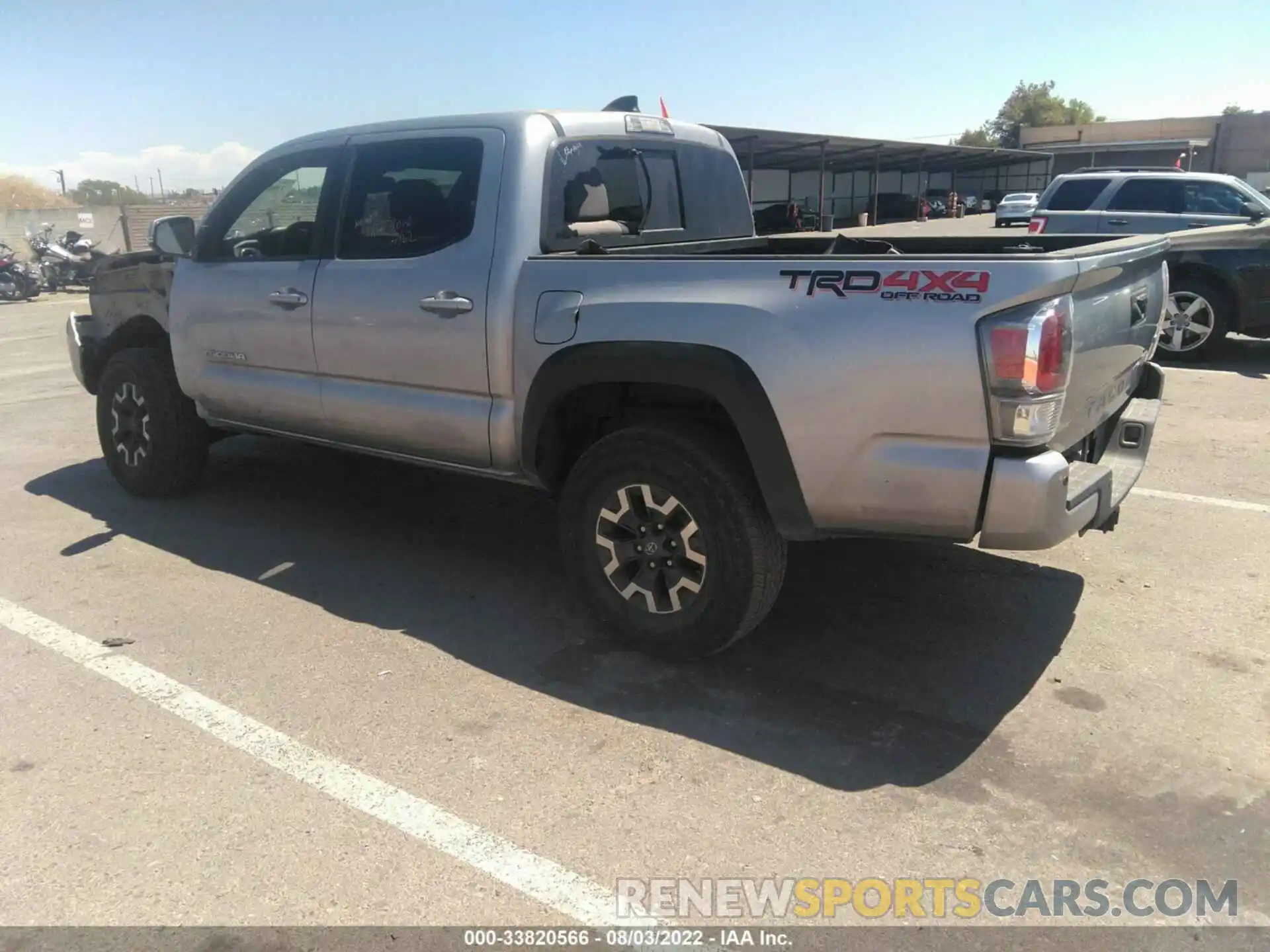 3 Photograph of a damaged car 3TMCZ5AN8MM401034 TOYOTA TACOMA 4WD 2021