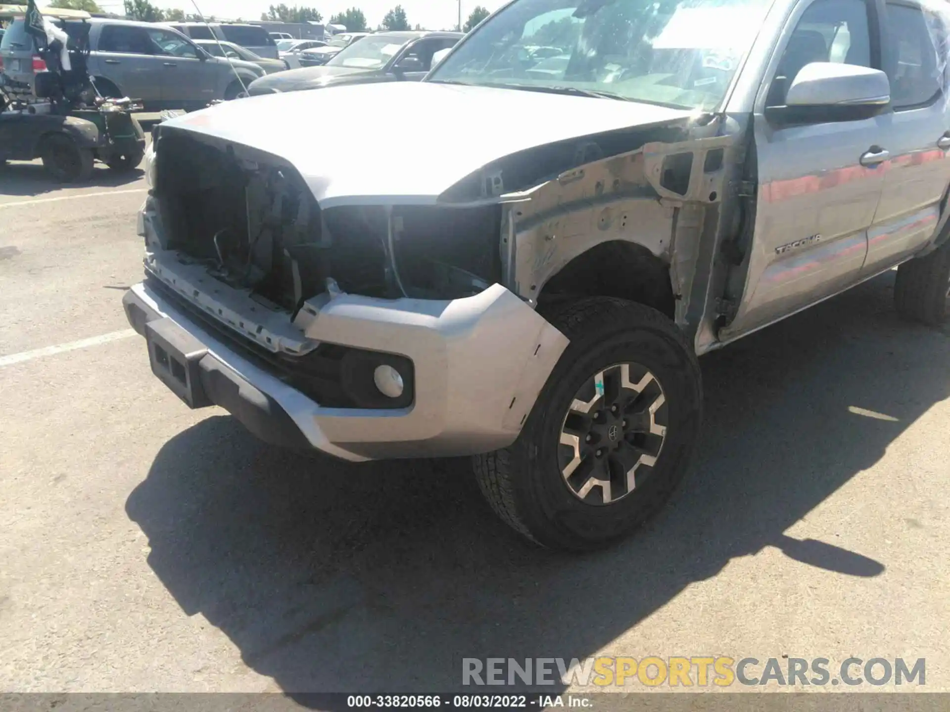 6 Photograph of a damaged car 3TMCZ5AN8MM401034 TOYOTA TACOMA 4WD 2021