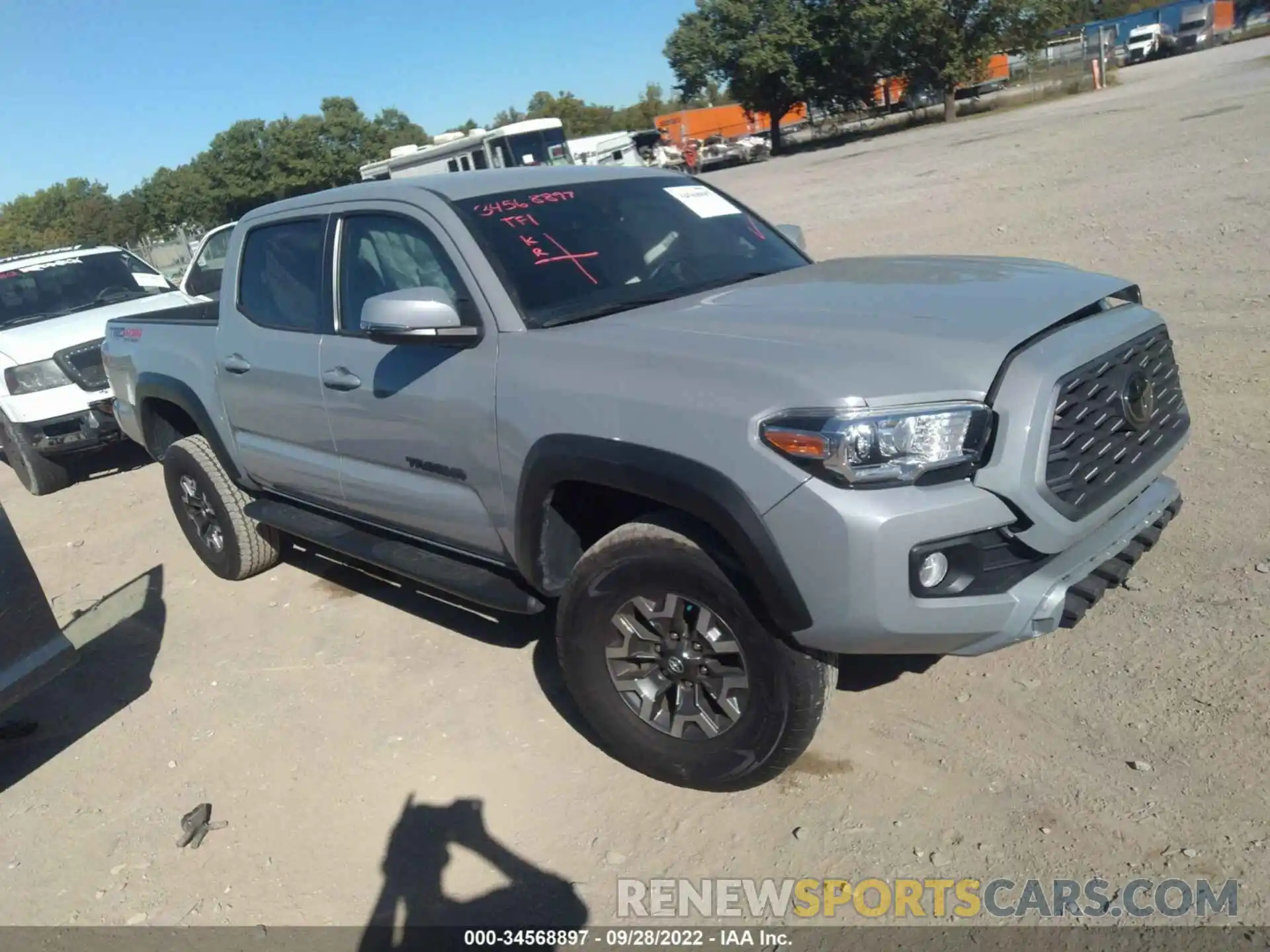 1 Photograph of a damaged car 3TMCZ5AN8MM404015 TOYOTA TACOMA 4WD 2021