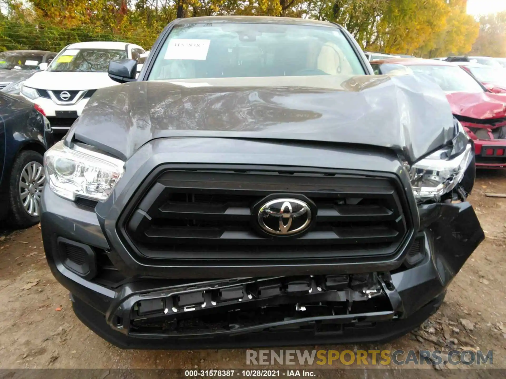 6 Photograph of a damaged car 3TMCZ5AN8MM417055 TOYOTA TACOMA 4WD 2021