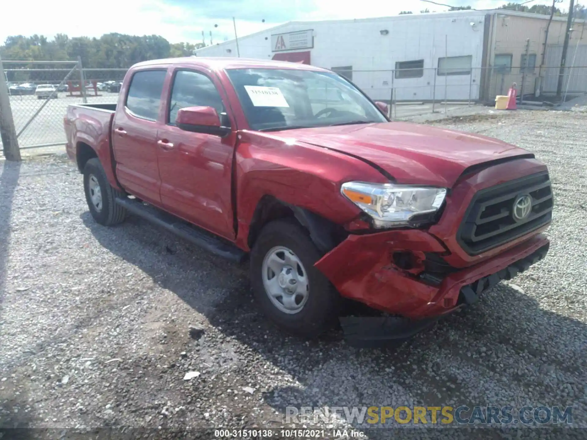 1 Photograph of a damaged car 3TMCZ5AN8MM420764 TOYOTA TACOMA 4WD 2021