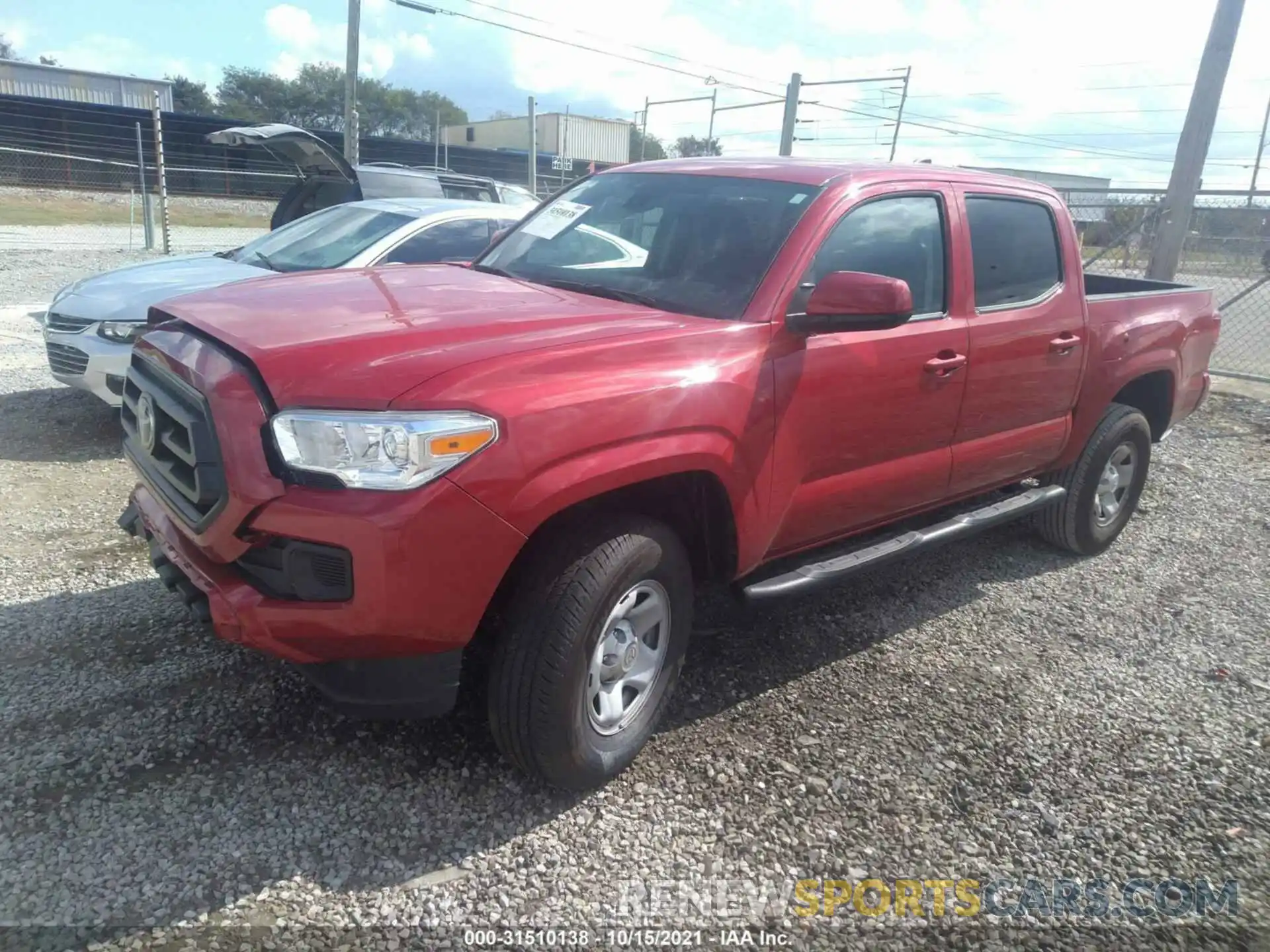 2 Photograph of a damaged car 3TMCZ5AN8MM420764 TOYOTA TACOMA 4WD 2021