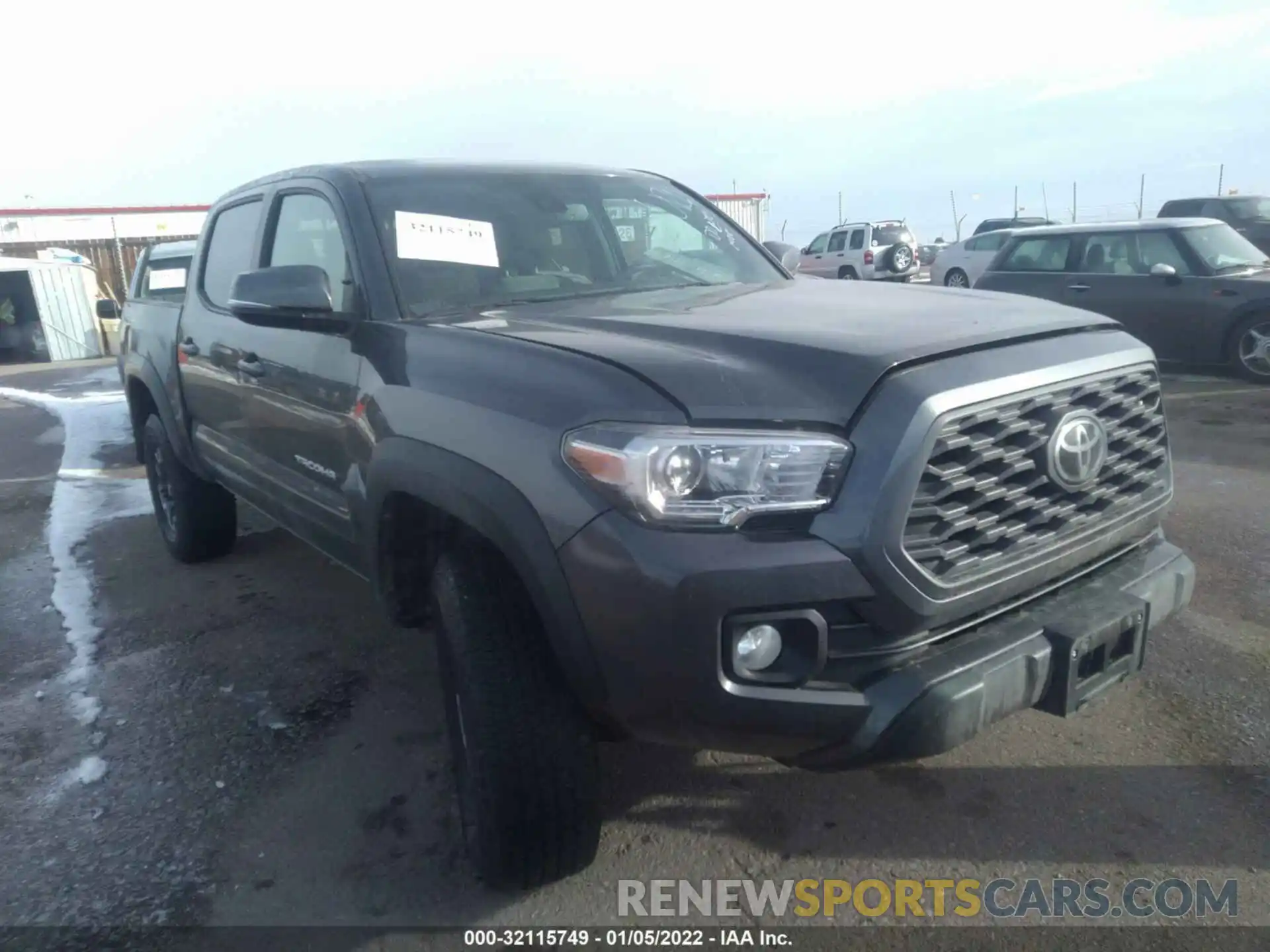 1 Photograph of a damaged car 3TMCZ5AN8MM423437 TOYOTA TACOMA 4WD 2021