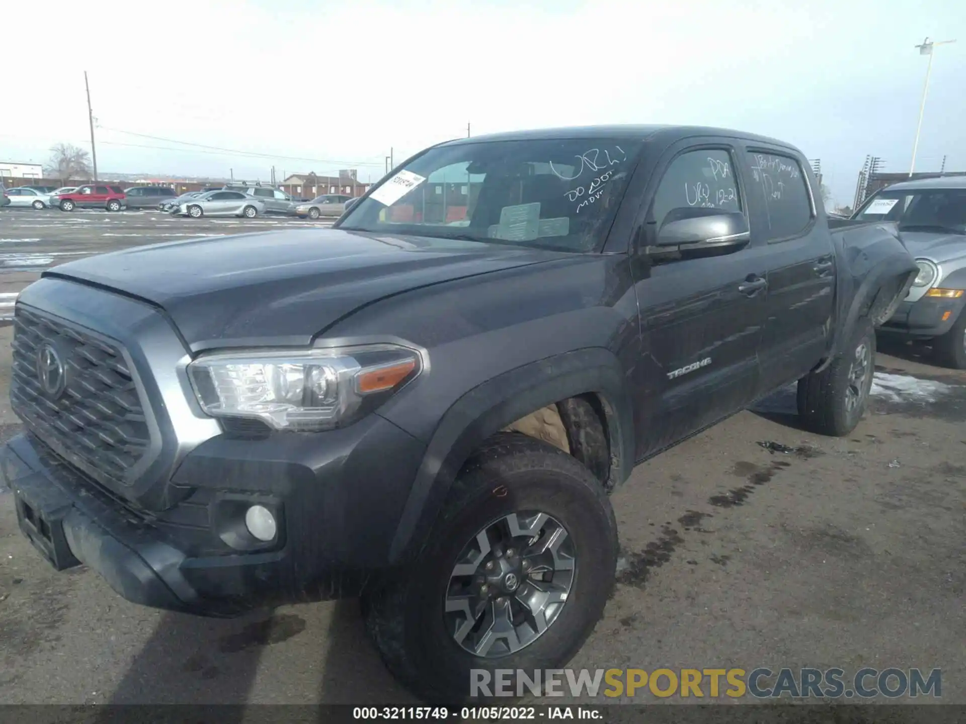 2 Photograph of a damaged car 3TMCZ5AN8MM423437 TOYOTA TACOMA 4WD 2021