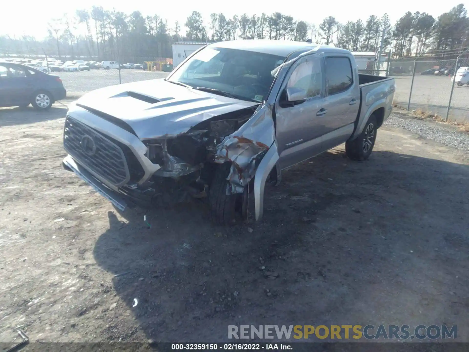 2 Photograph of a damaged car 3TMCZ5AN8MM432249 TOYOTA TACOMA 4WD 2021