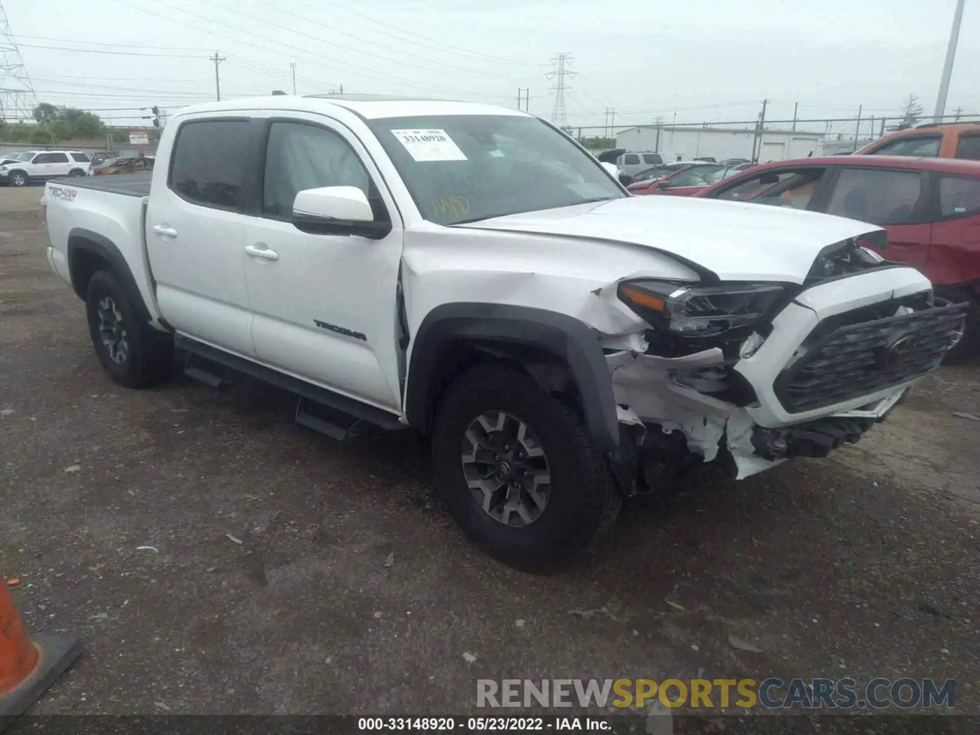 1 Photograph of a damaged car 3TMCZ5AN8MM433577 TOYOTA TACOMA 4WD 2021