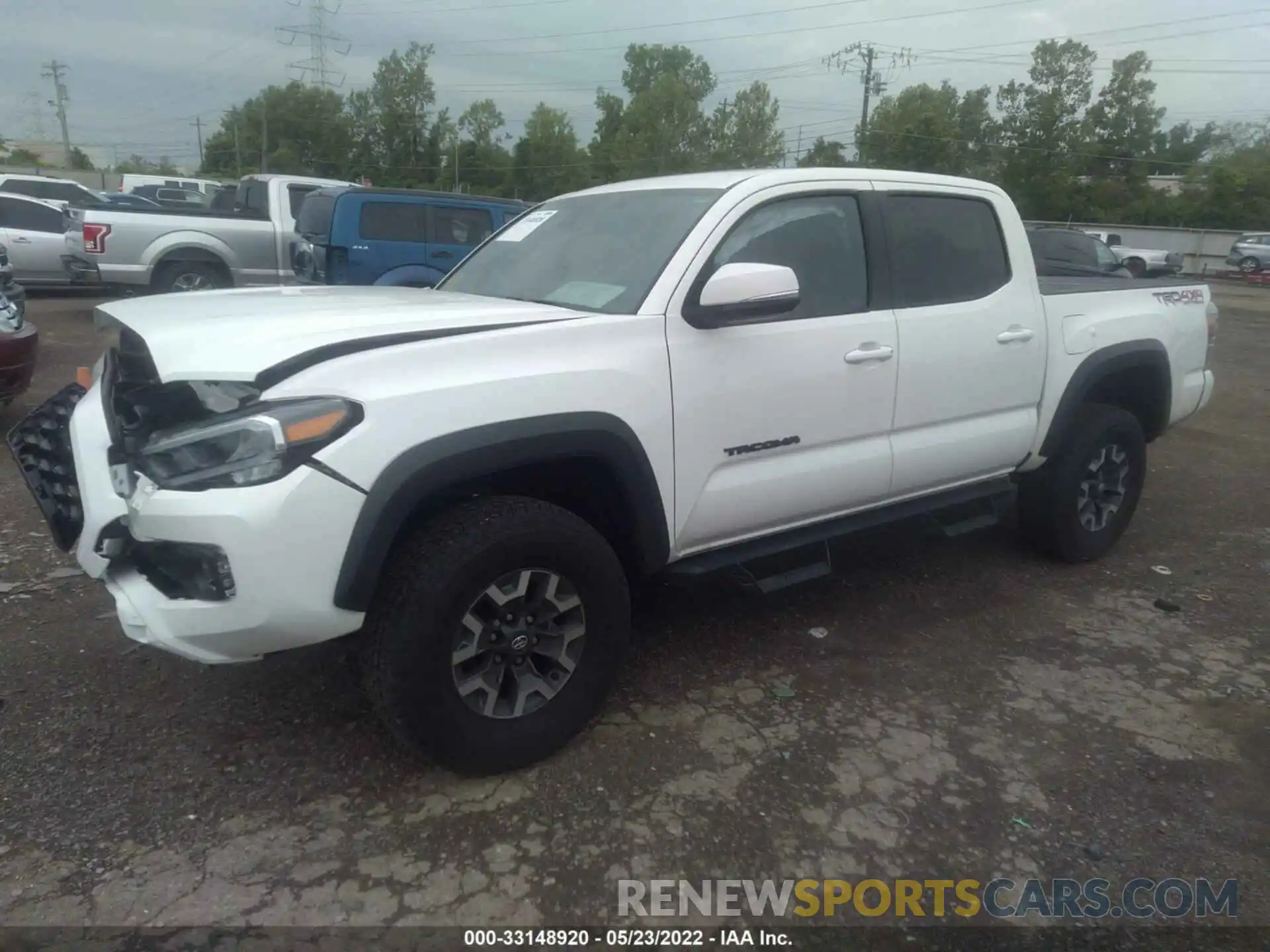 2 Photograph of a damaged car 3TMCZ5AN8MM433577 TOYOTA TACOMA 4WD 2021