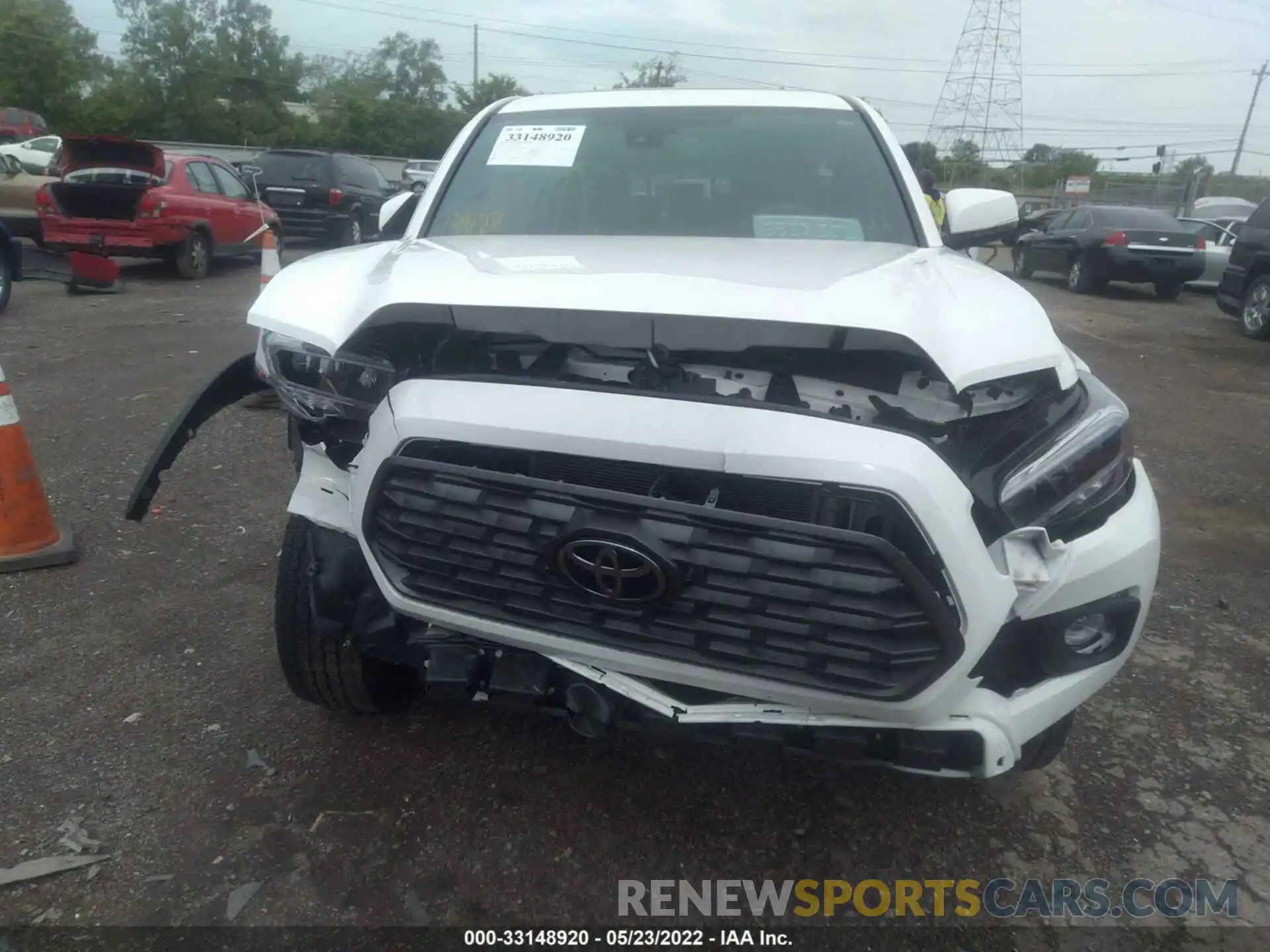 6 Photograph of a damaged car 3TMCZ5AN8MM433577 TOYOTA TACOMA 4WD 2021