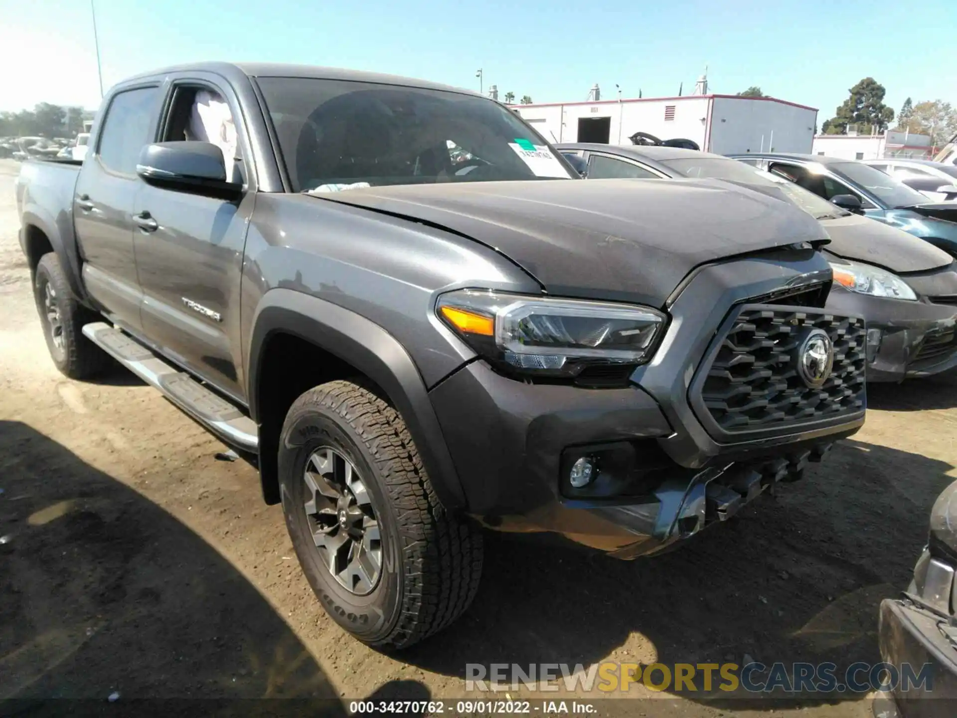 1 Photograph of a damaged car 3TMCZ5AN8MM438777 TOYOTA TACOMA 4WD 2021