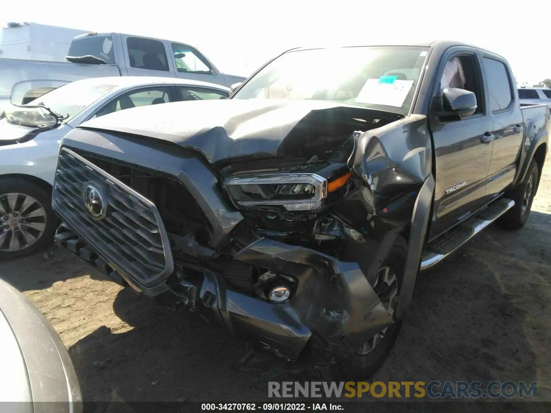 6 Photograph of a damaged car 3TMCZ5AN8MM438777 TOYOTA TACOMA 4WD 2021