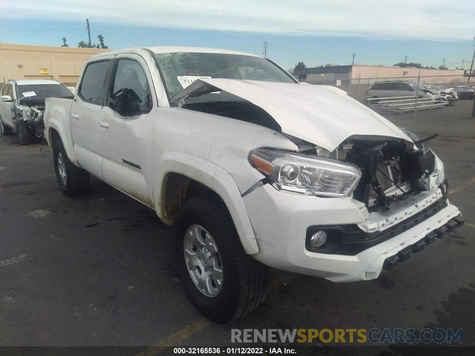 1 Photograph of a damaged car 3TMCZ5AN8MM450959 TOYOTA TACOMA 4WD 2021