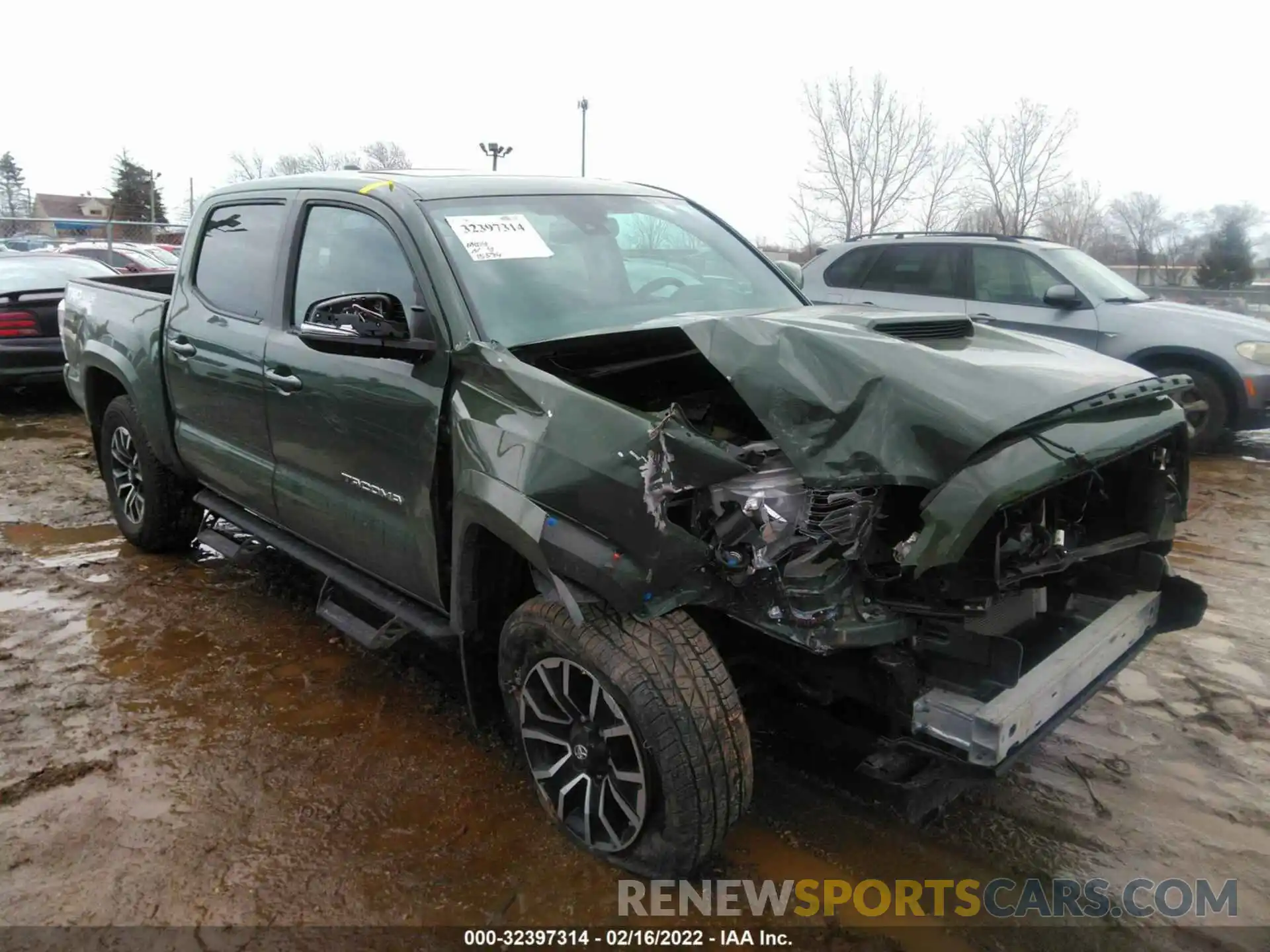 1 Photograph of a damaged car 3TMCZ5AN9MM371901 TOYOTA TACOMA 4WD 2021