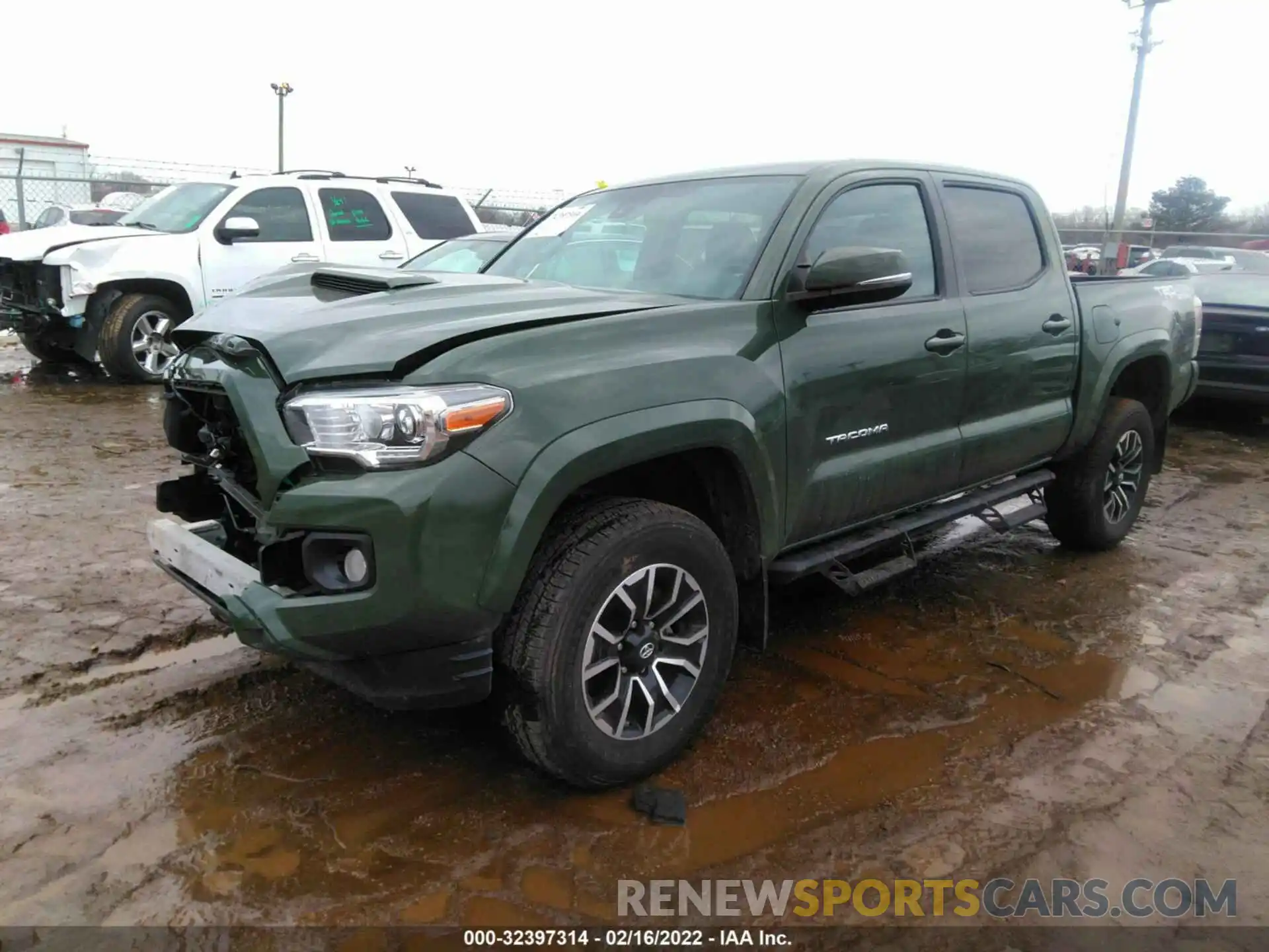 2 Photograph of a damaged car 3TMCZ5AN9MM371901 TOYOTA TACOMA 4WD 2021