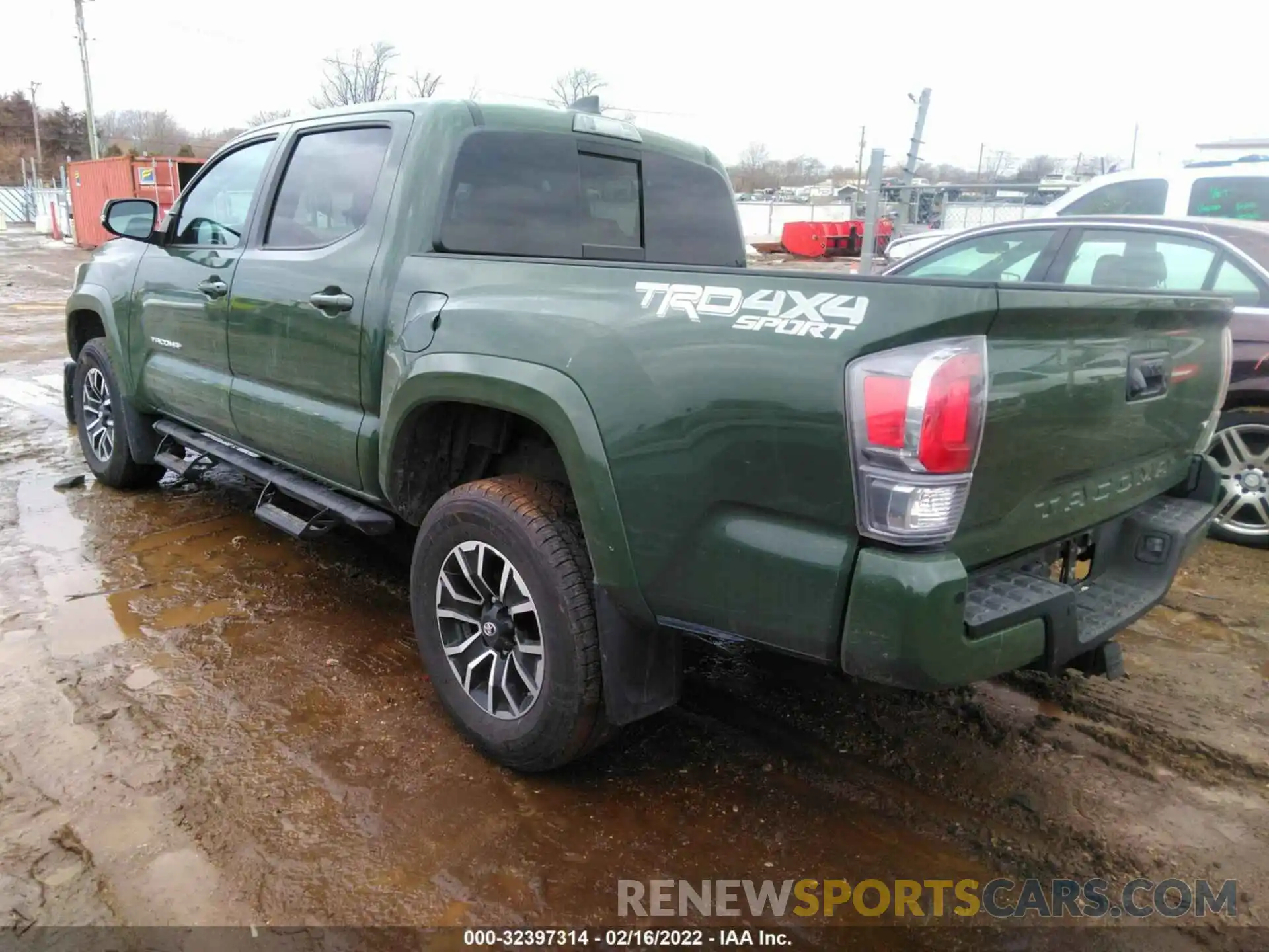 3 Photograph of a damaged car 3TMCZ5AN9MM371901 TOYOTA TACOMA 4WD 2021