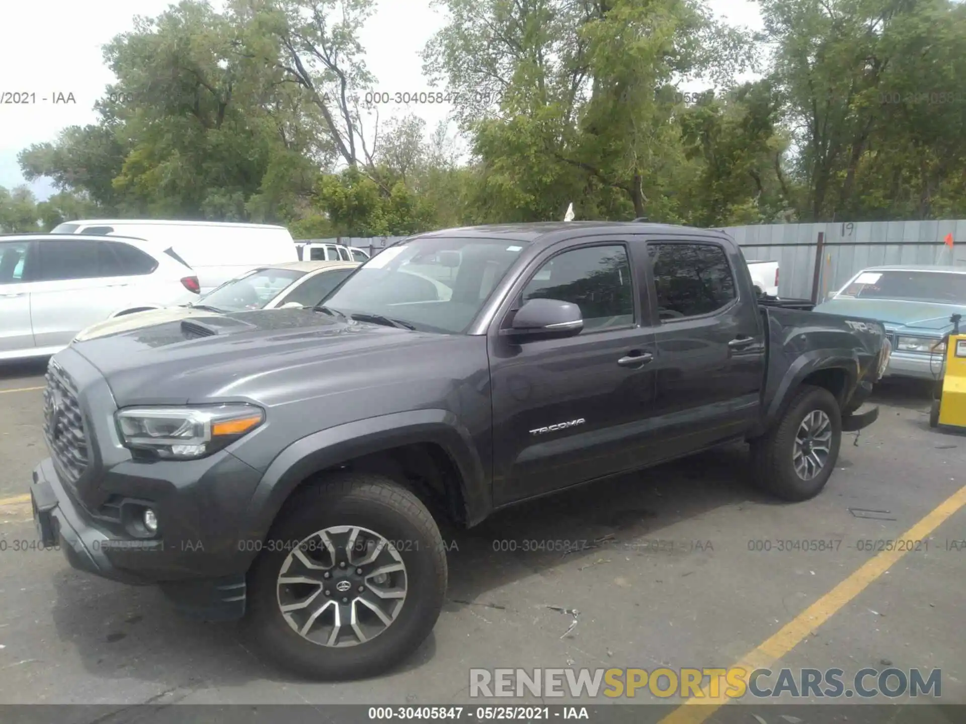 2 Photograph of a damaged car 3TMCZ5AN9MM373650 TOYOTA TACOMA 4WD 2021