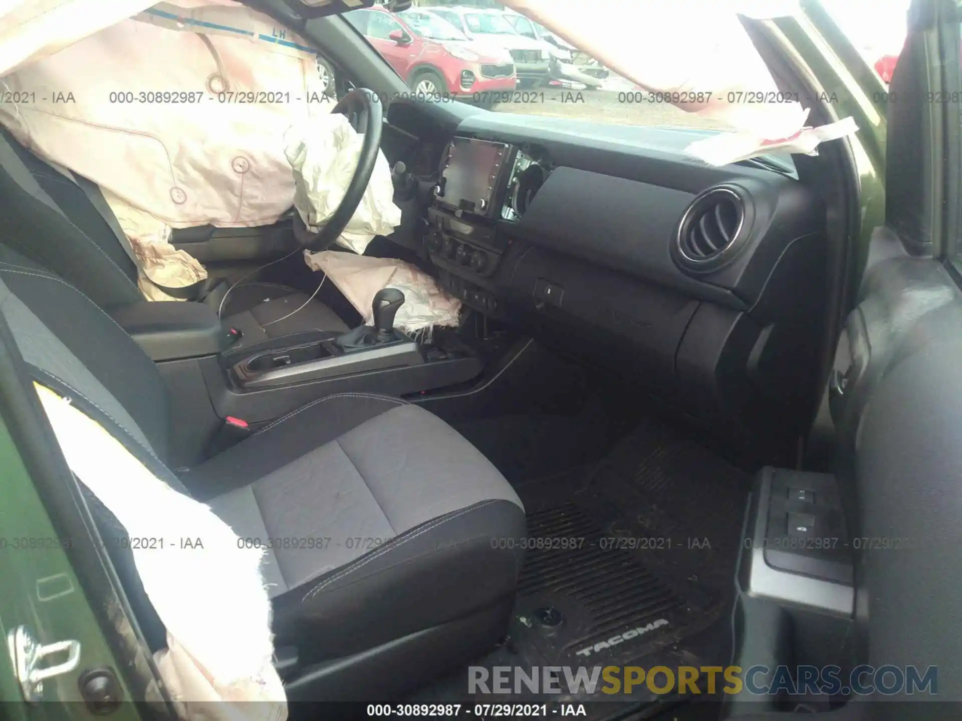 5 Photograph of a damaged car 3TMCZ5AN9MM374863 TOYOTA TACOMA 4WD 2021