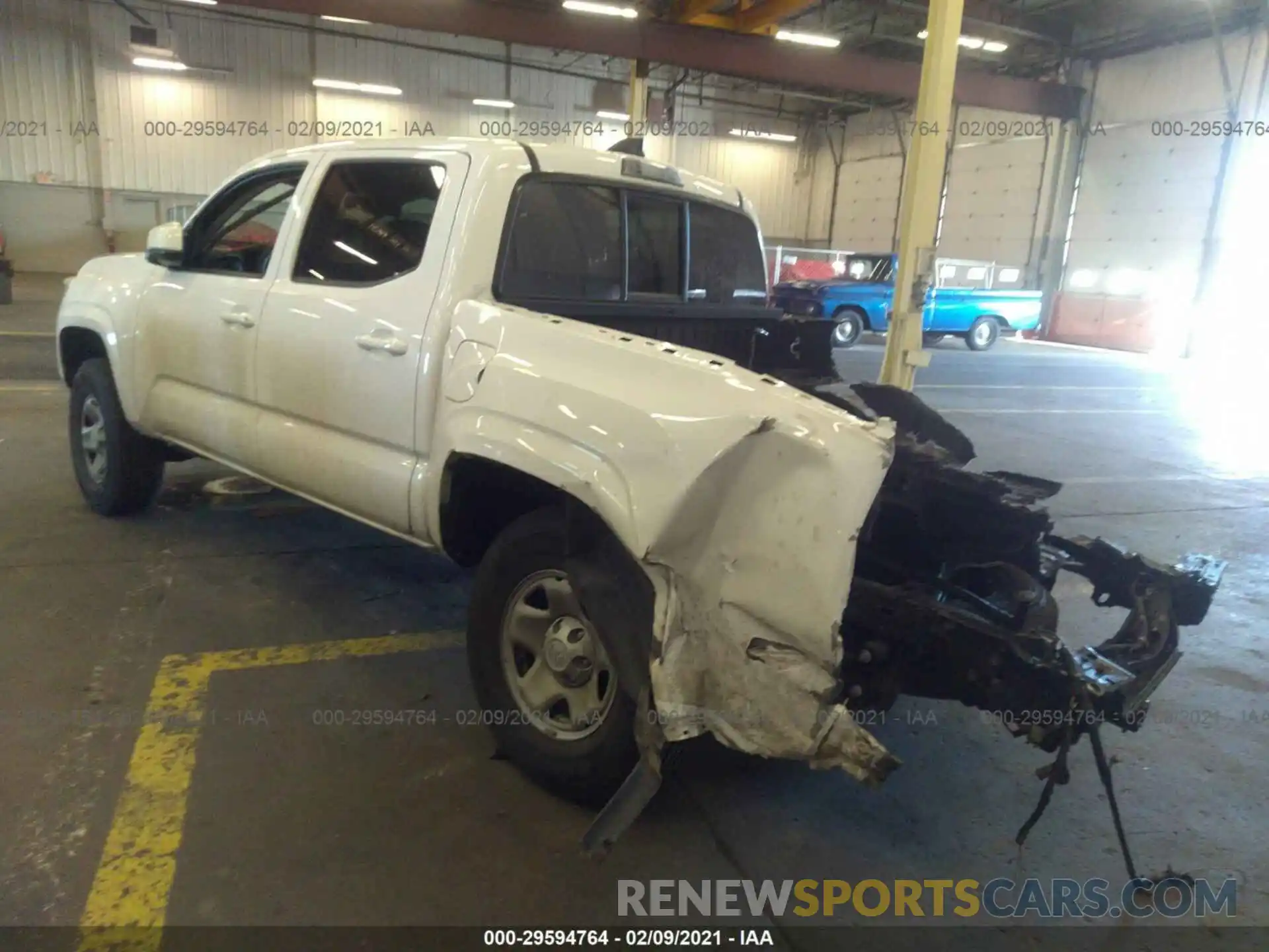 3 Photograph of a damaged car 3TMCZ5AN9MM381456 TOYOTA TACOMA 4WD 2021