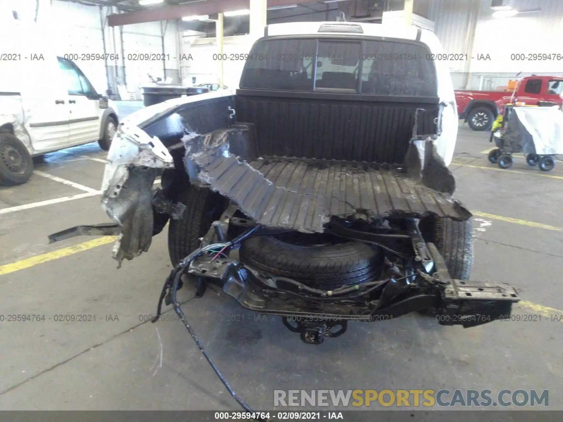 6 Photograph of a damaged car 3TMCZ5AN9MM381456 TOYOTA TACOMA 4WD 2021