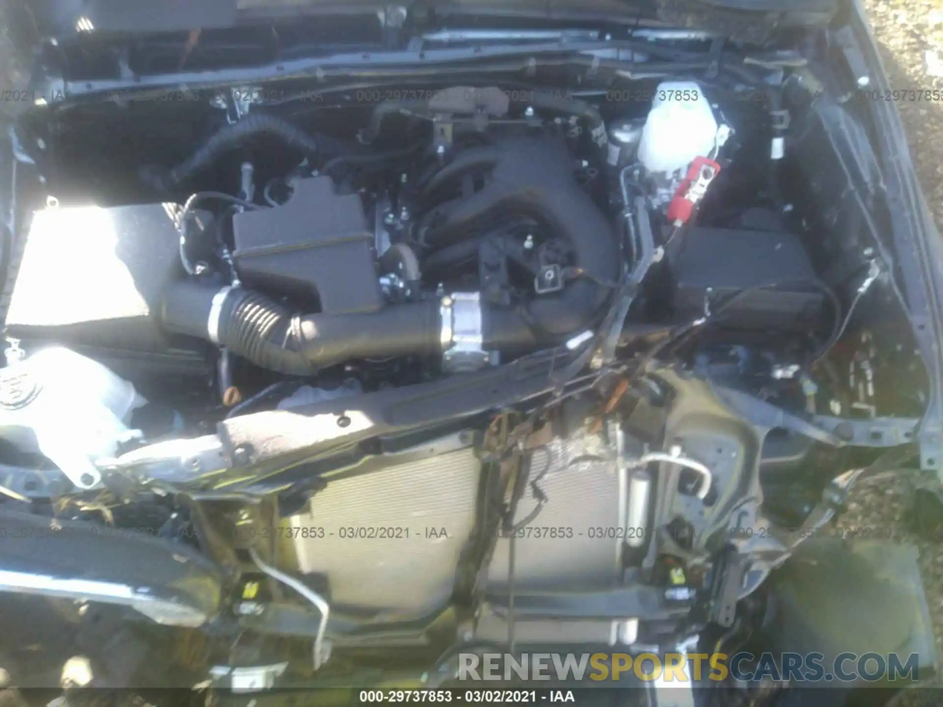 10 Photograph of a damaged car 3TMCZ5AN9MM391209 TOYOTA TACOMA 4WD 2021