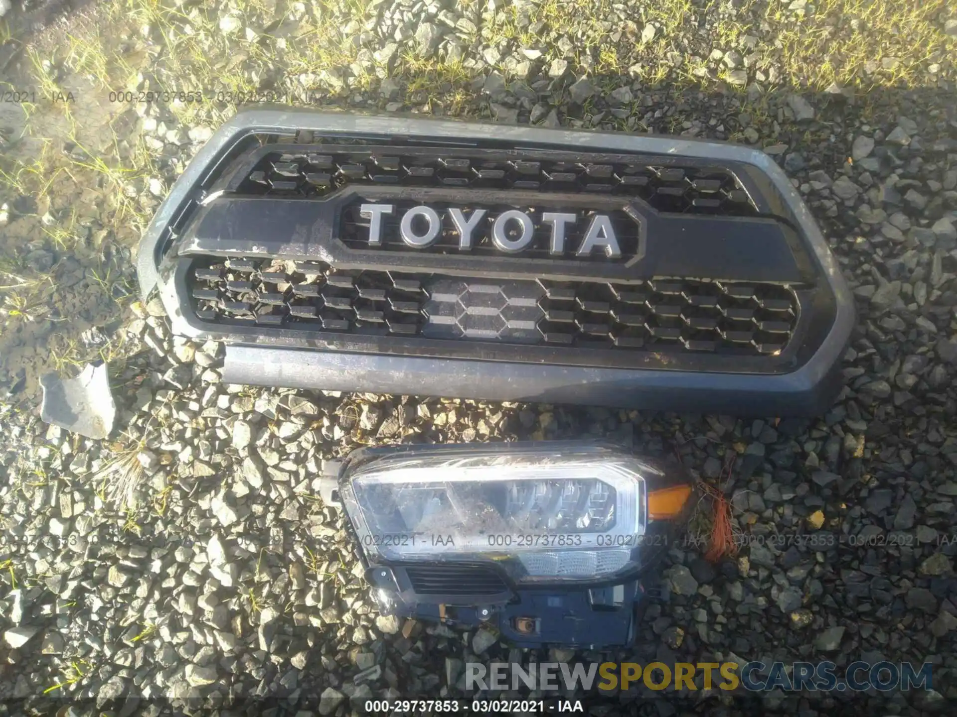 11 Photograph of a damaged car 3TMCZ5AN9MM391209 TOYOTA TACOMA 4WD 2021