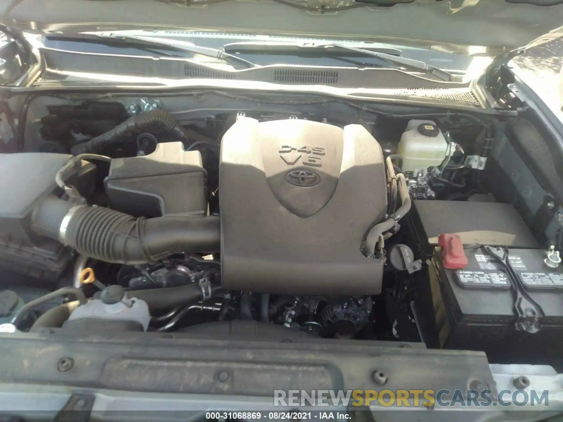 10 Photograph of a damaged car 3TMCZ5AN9MM393204 TOYOTA TACOMA 4WD 2021