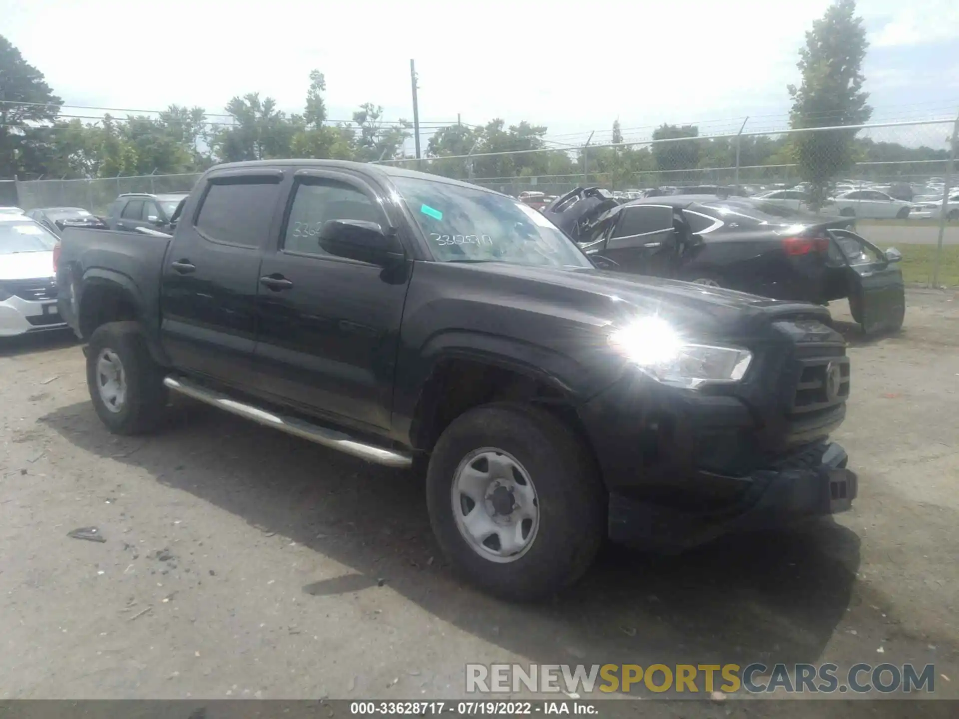 1 Photograph of a damaged car 3TMCZ5AN9MM395003 TOYOTA TACOMA 4WD 2021