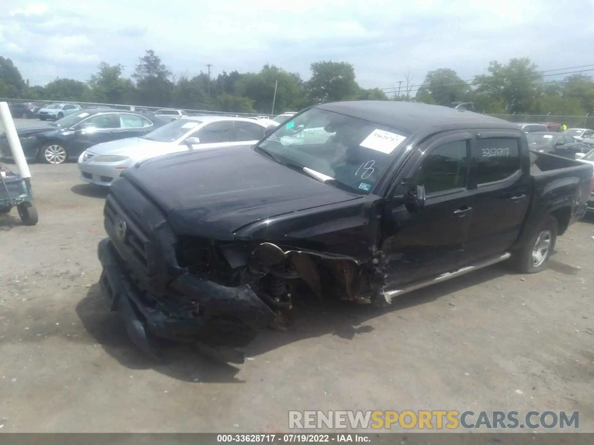 2 Photograph of a damaged car 3TMCZ5AN9MM395003 TOYOTA TACOMA 4WD 2021