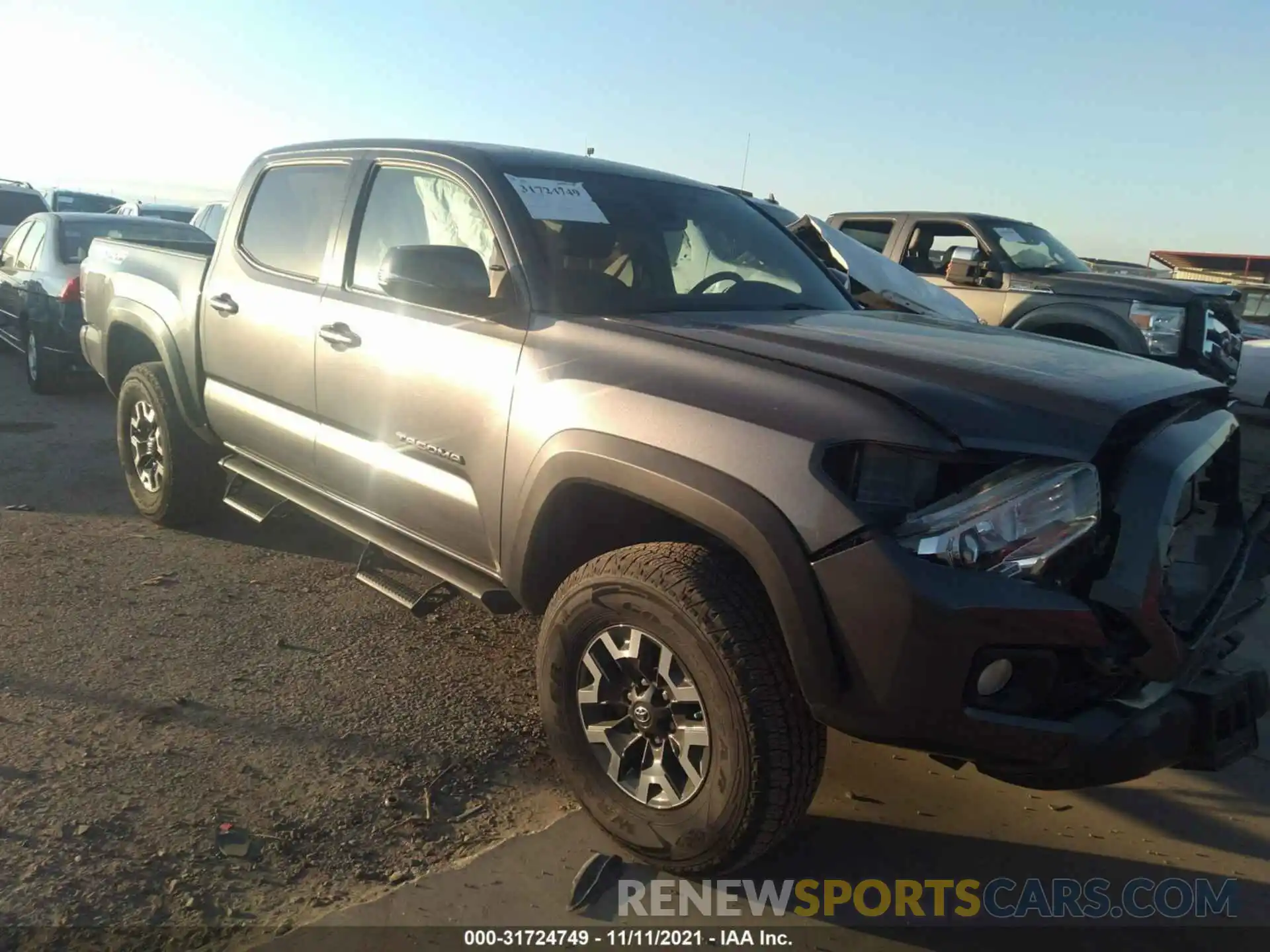 1 Photograph of a damaged car 3TMCZ5AN9MM396085 TOYOTA TACOMA 4WD 2021