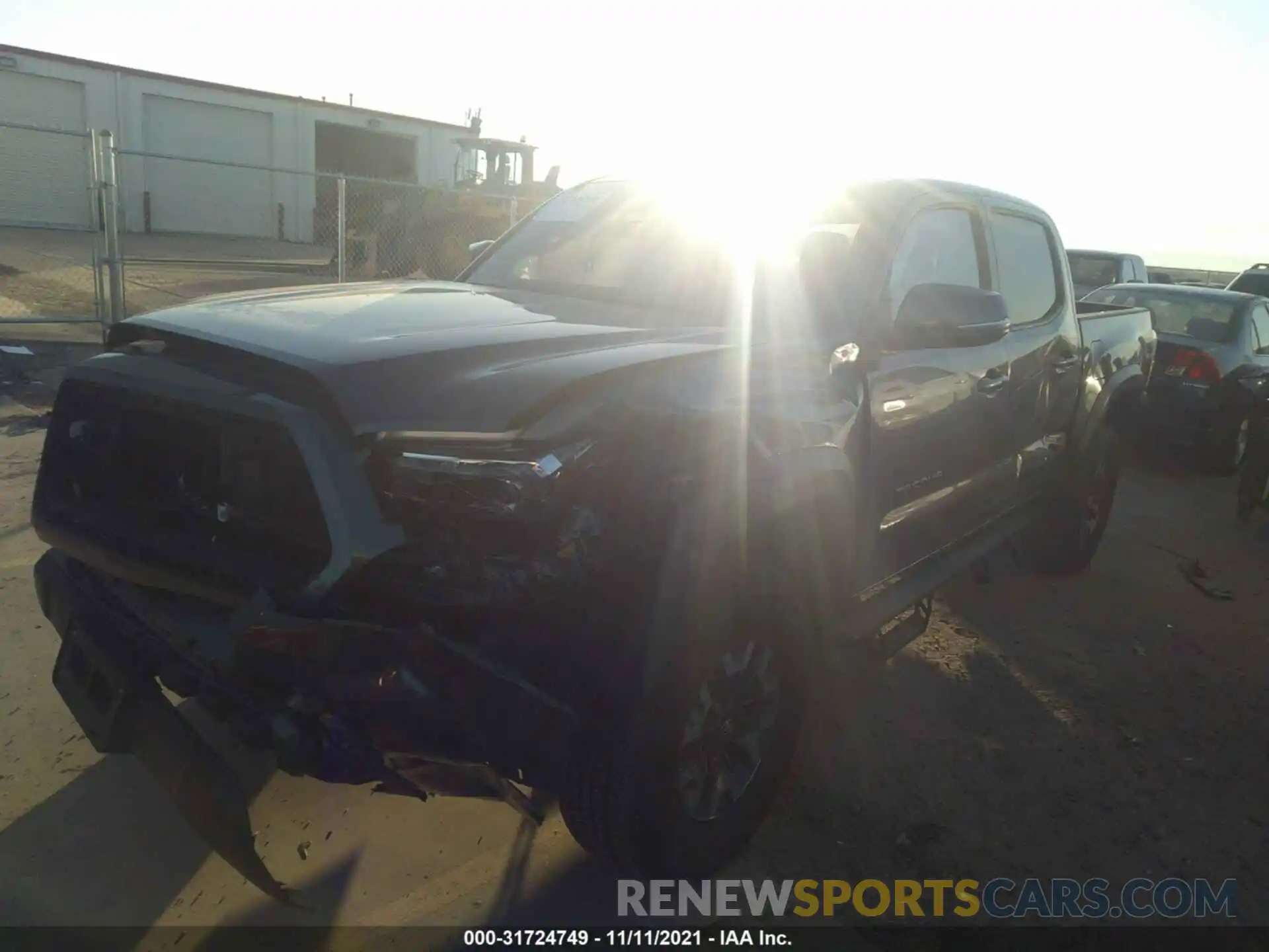 2 Photograph of a damaged car 3TMCZ5AN9MM396085 TOYOTA TACOMA 4WD 2021