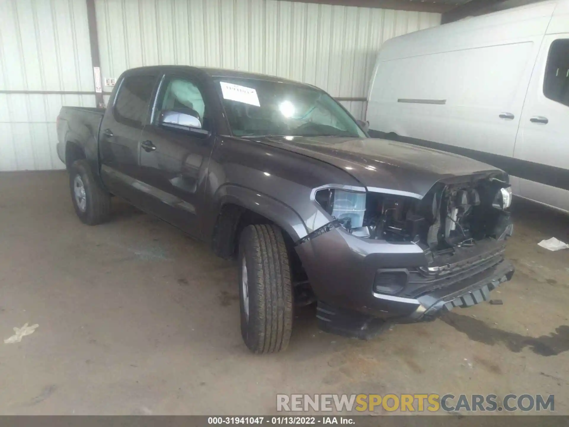 1 Photograph of a damaged car 3TMCZ5AN9MM398466 TOYOTA TACOMA 4WD 2021