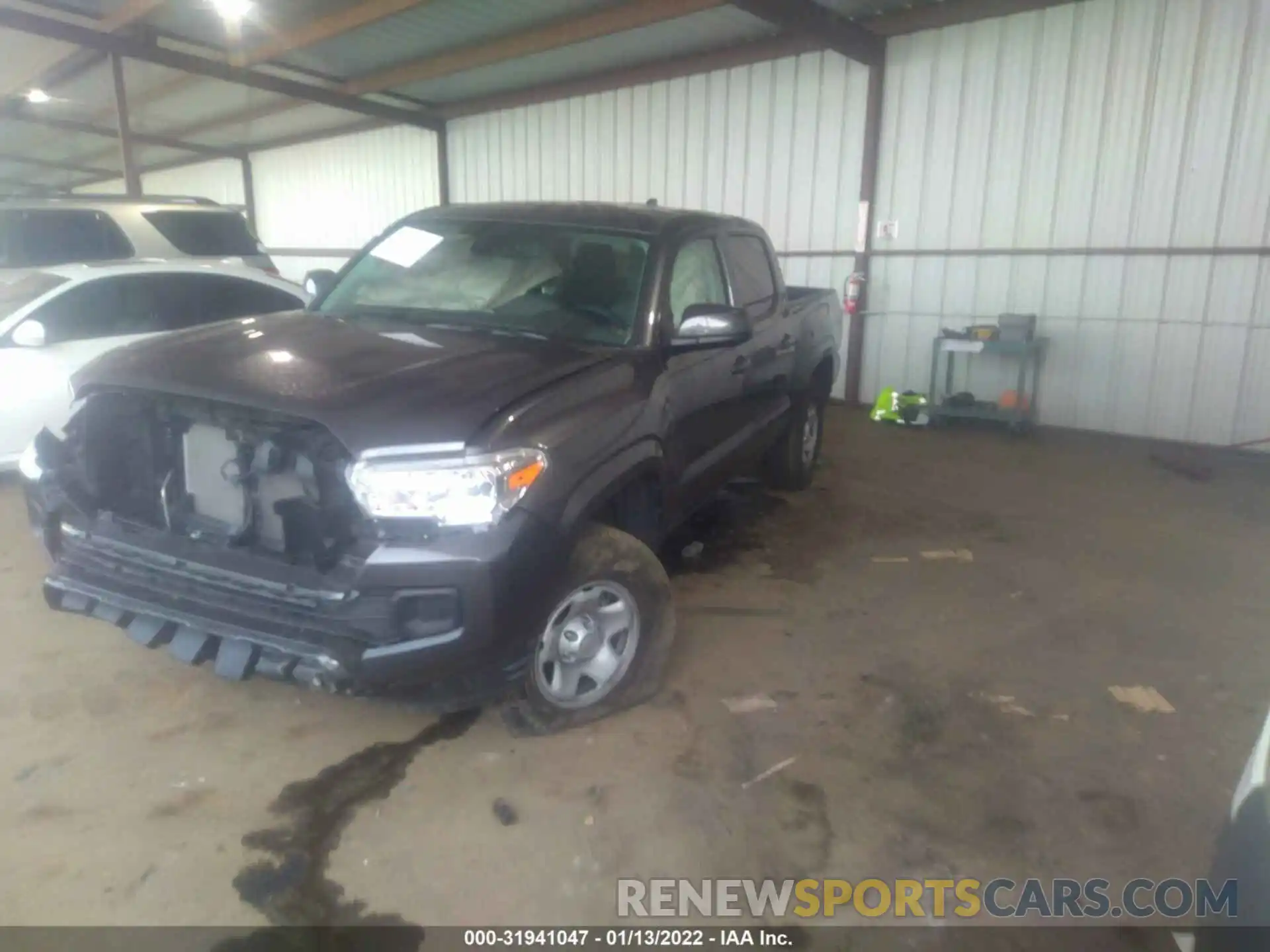 2 Photograph of a damaged car 3TMCZ5AN9MM398466 TOYOTA TACOMA 4WD 2021