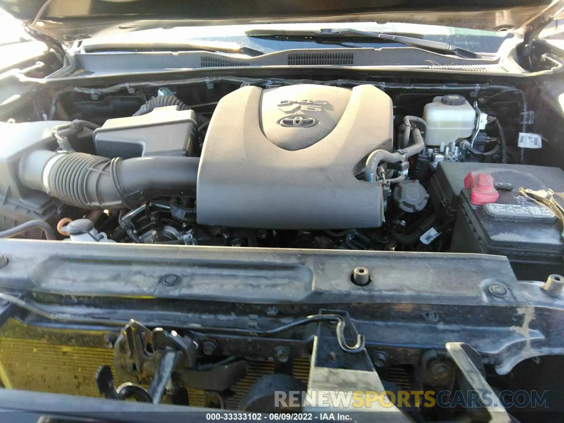 10 Photograph of a damaged car 3TMCZ5AN9MM399956 TOYOTA TACOMA 4WD 2021