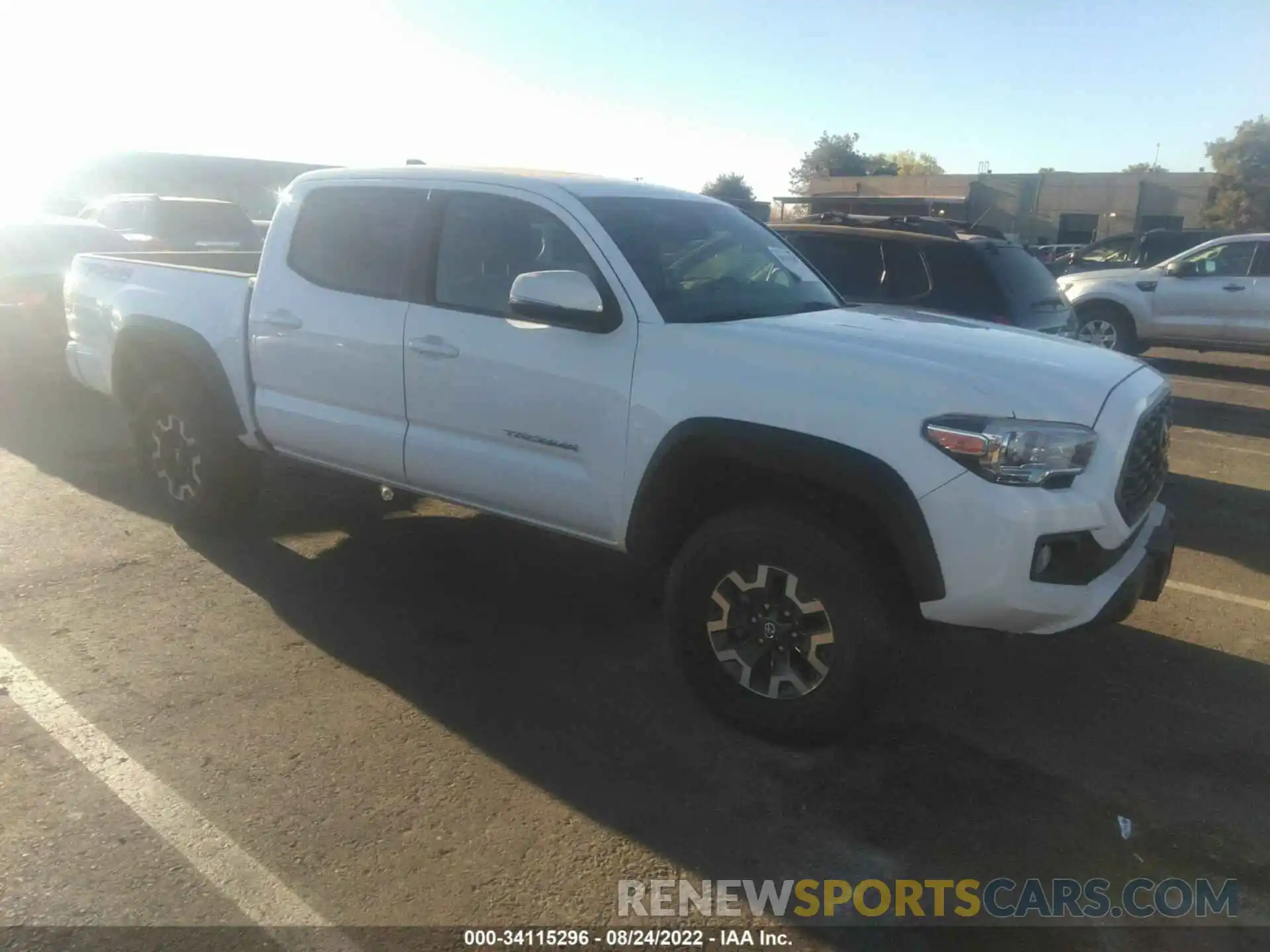 1 Photograph of a damaged car 3TMCZ5AN9MM410986 TOYOTA TACOMA 4WD 2021