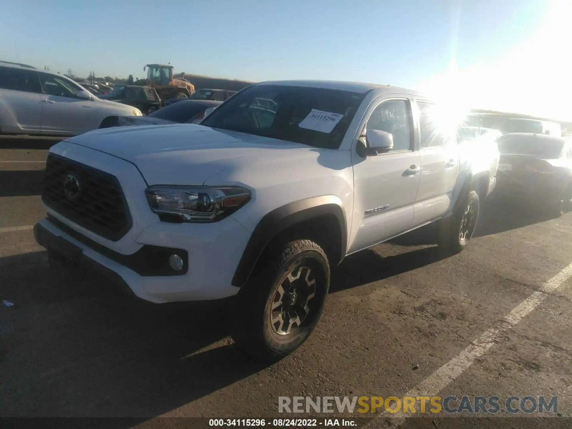 2 Photograph of a damaged car 3TMCZ5AN9MM410986 TOYOTA TACOMA 4WD 2021