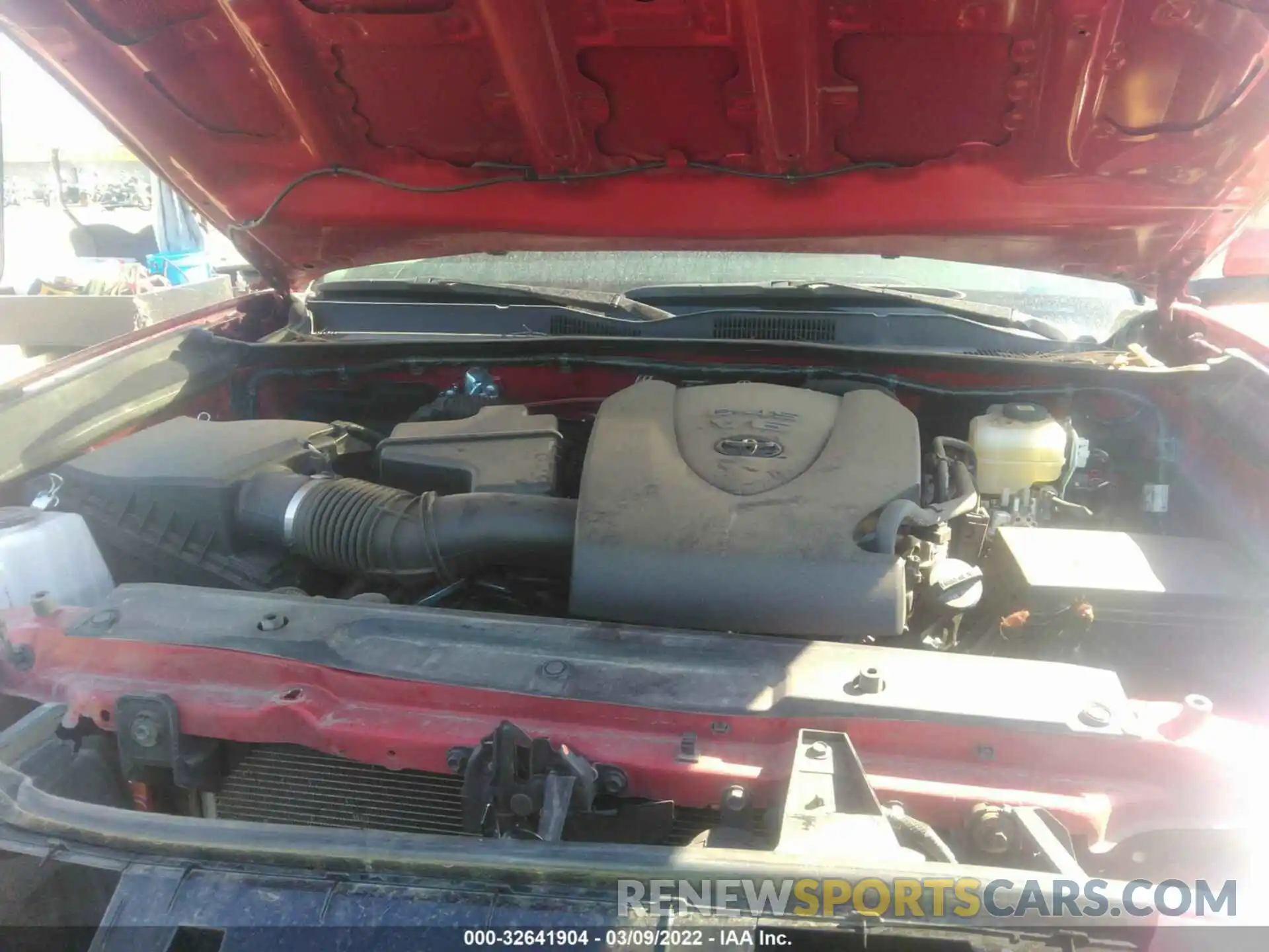 10 Photograph of a damaged car 3TMCZ5AN9MM411457 TOYOTA TACOMA 4WD 2021