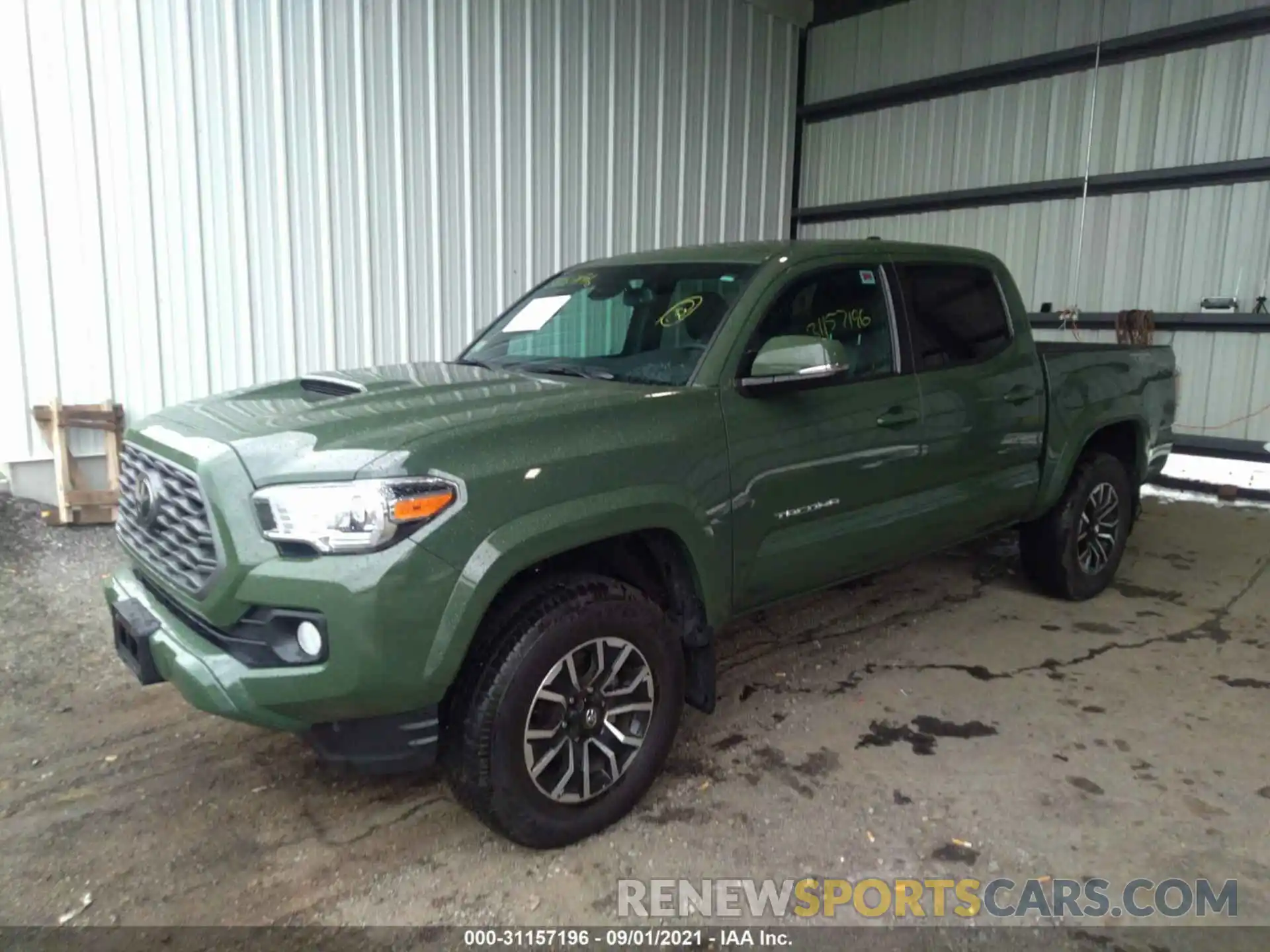 2 Photograph of a damaged car 3TMCZ5AN9MM413550 TOYOTA TACOMA 4WD 2021