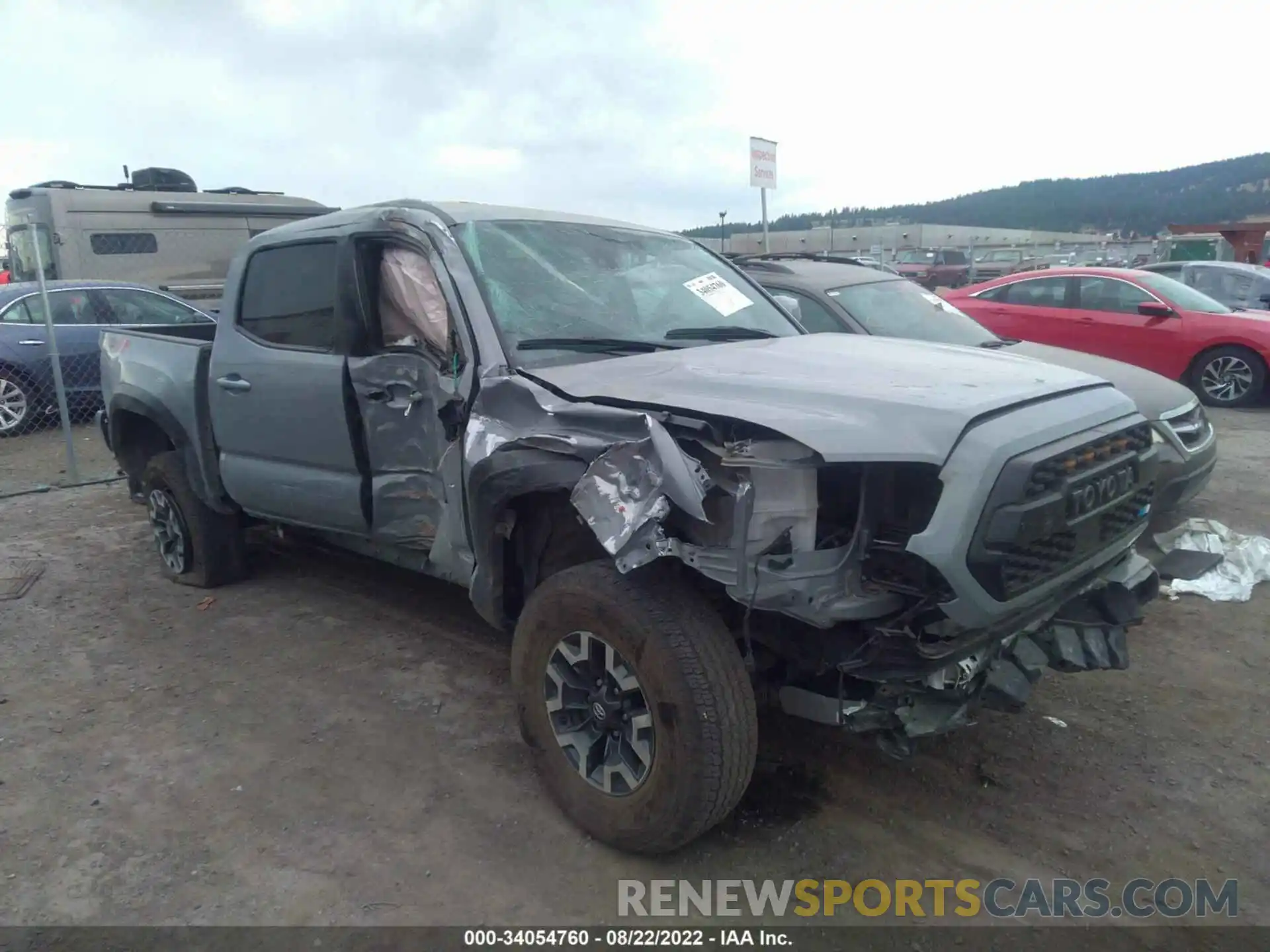 1 Photograph of a damaged car 3TMCZ5AN9MM415203 TOYOTA TACOMA 4WD 2021