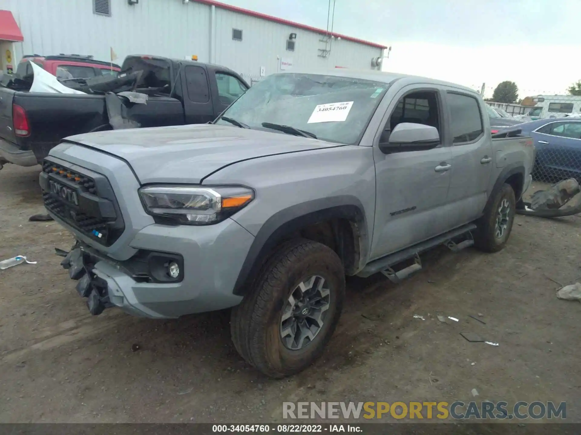 2 Photograph of a damaged car 3TMCZ5AN9MM415203 TOYOTA TACOMA 4WD 2021